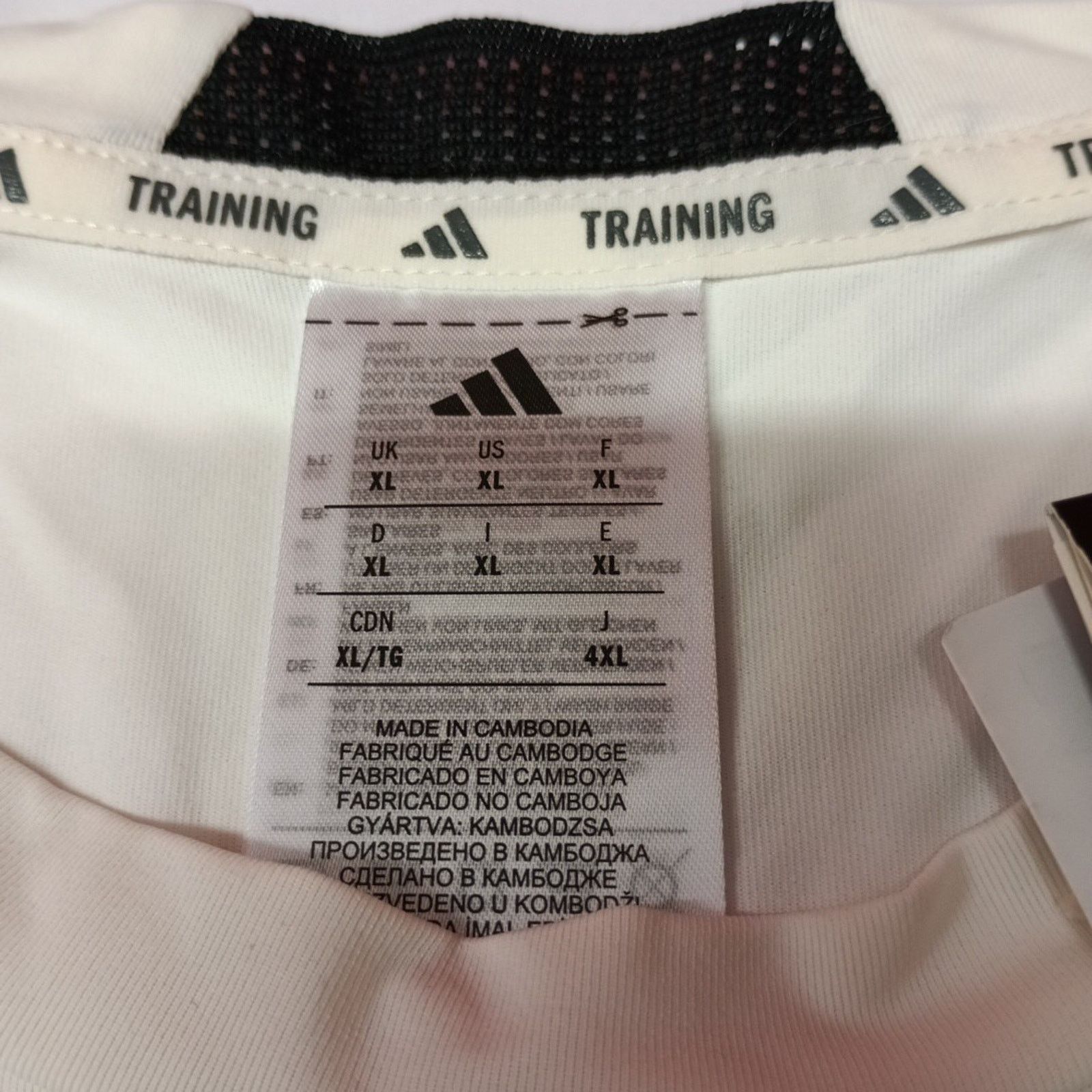 Adidas Adidas Men's Size XL D4T Training Tank Top Shirt Chalk White Size US XL / EU 56 / 4 - 3 Thumbnail
