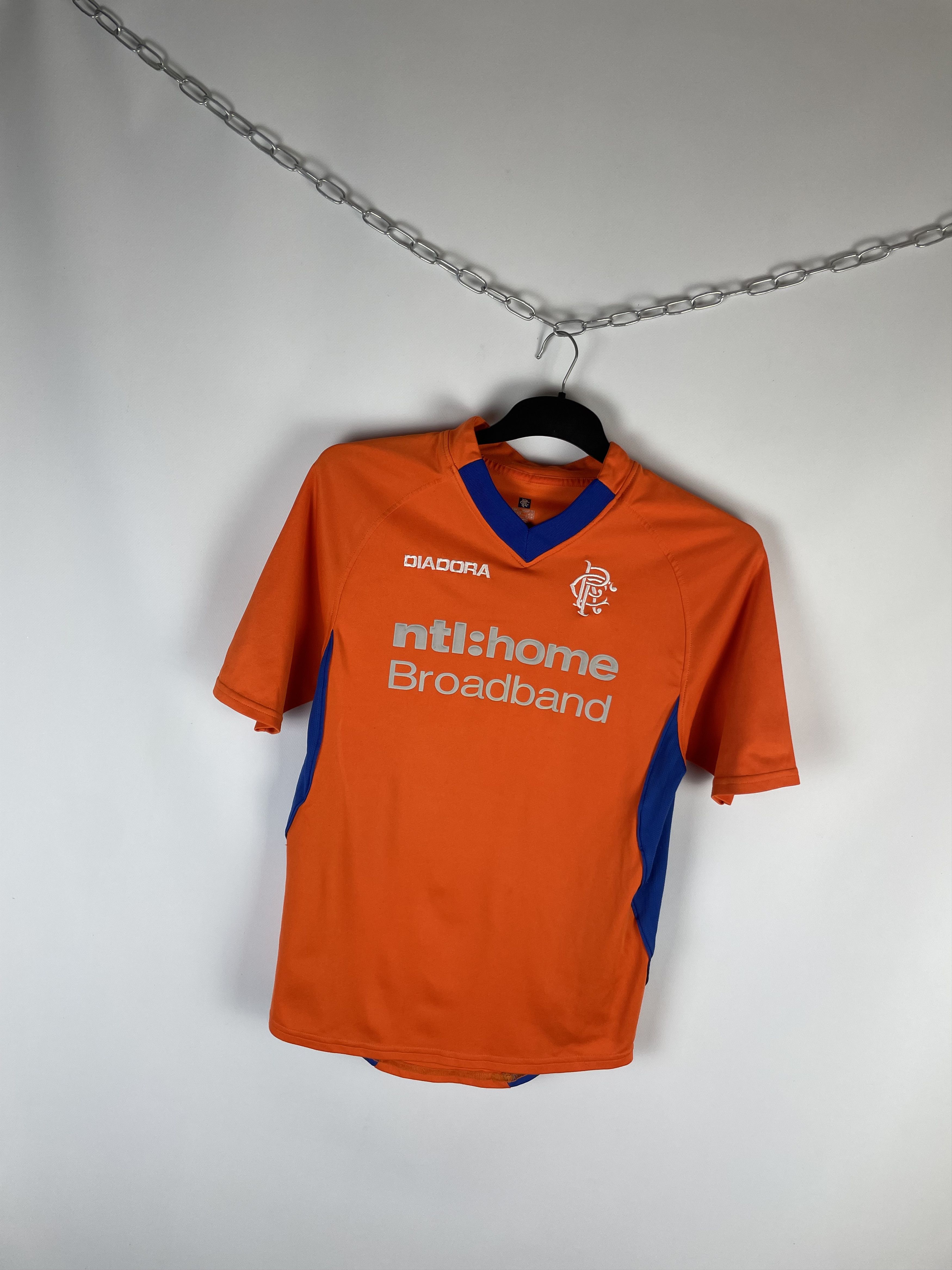 Diadora × Vintage Rangers Diadora 2002/2003 Football Away Jersey Size US S / EU 44-46 / 1 - 2 Thumbnail