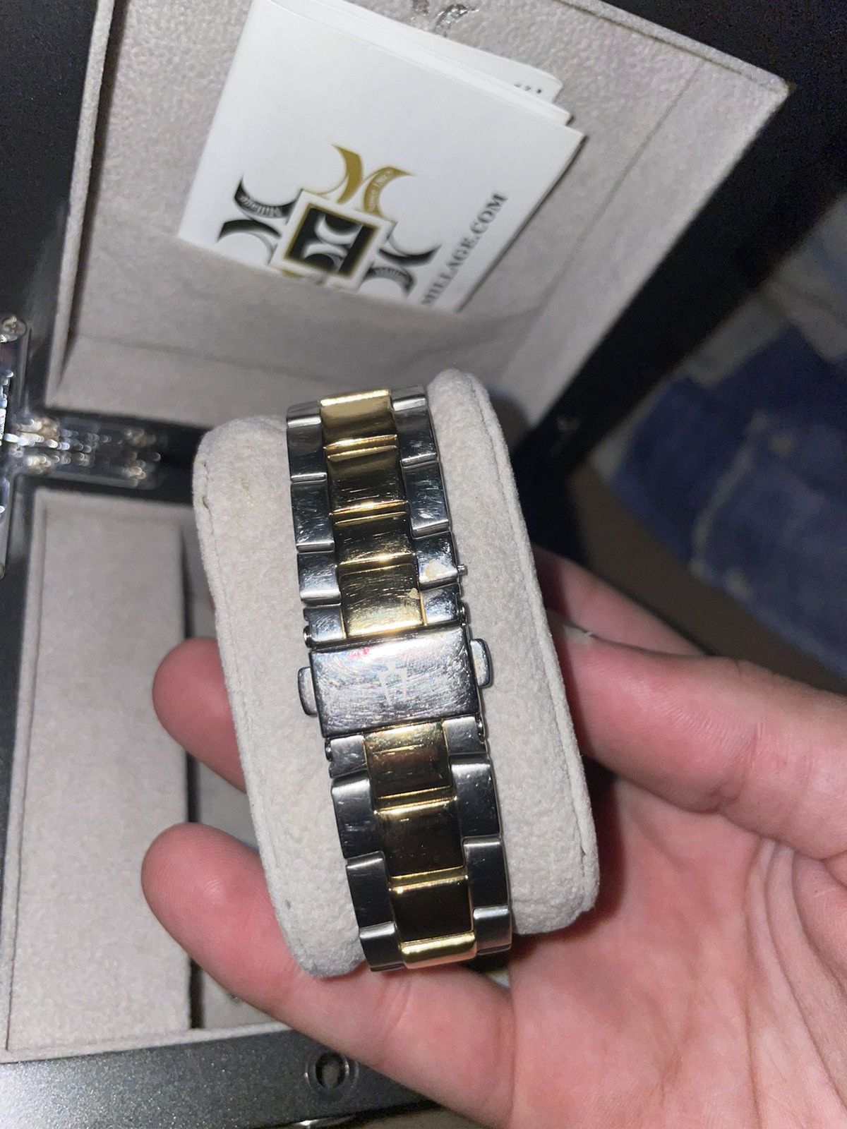 Bulova Bulova Watch 98B304 Mens Quartz 42mm Two-Tone Bracelet Watch Size 42 - 7 Thumbnail