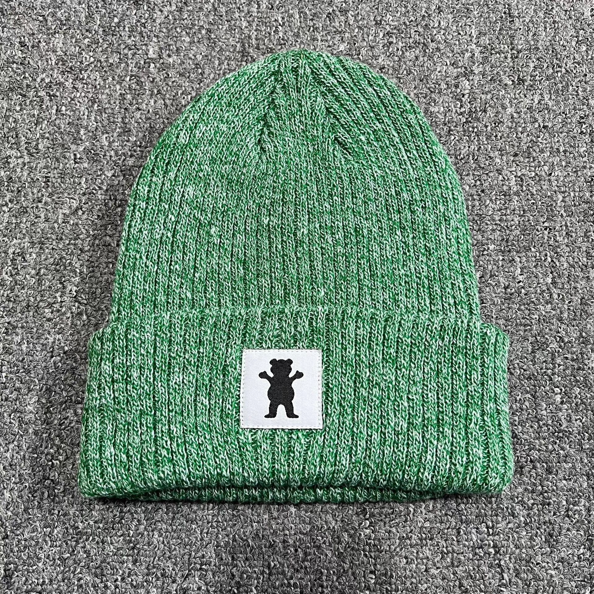 Grizzly Griptape Grizzly Griptape Bear Embroidered Knitted Beanie Q7 Size ONE SIZE - 9 Thumbnail