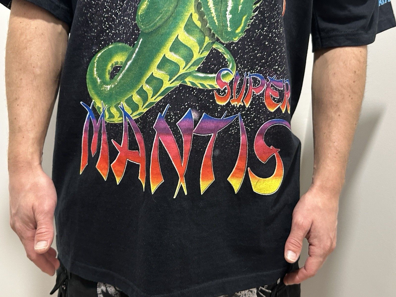 Gildan Vintage 90s Don’t Tangle With Me Super Mantis Shirt Graphic Size US XL / EU 56 / 4 - 5 Thumbnail