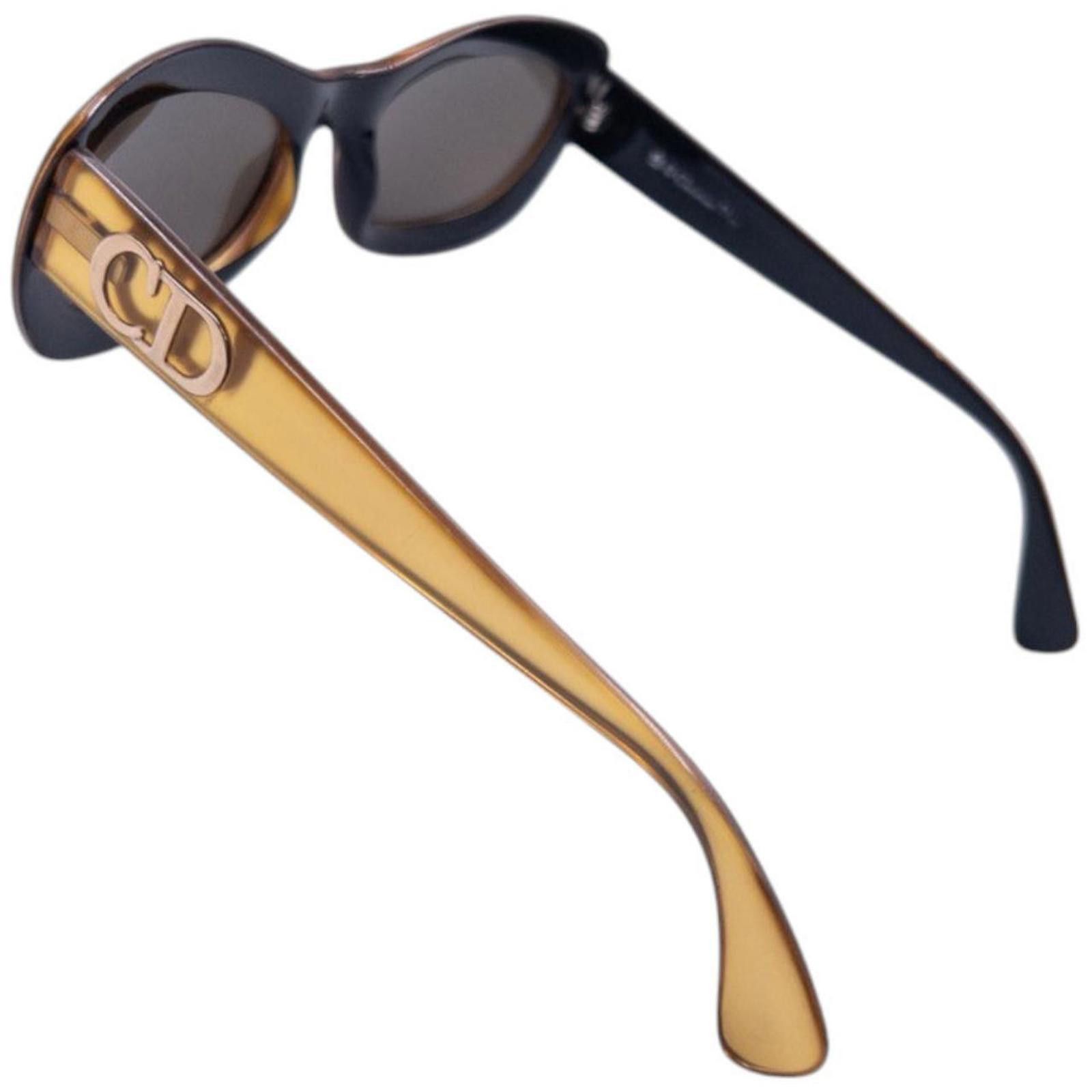 Dior Vintage Dior Gold Sunglasses Size ONE SIZE - 4 Thumbnail