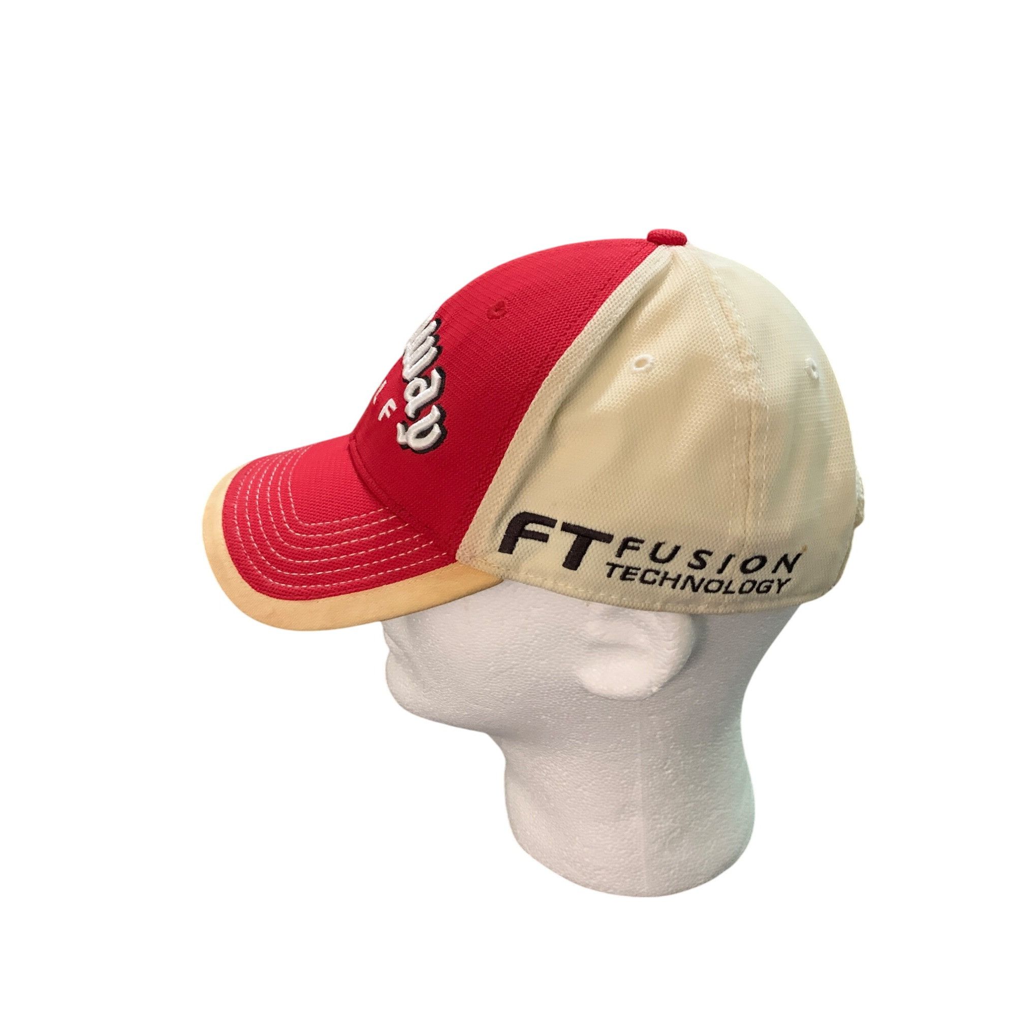 Callaway Golf 18. Baseball Cap Calloway Golf Red White Embrodery Size ONE SIZE - 4 Thumbnail