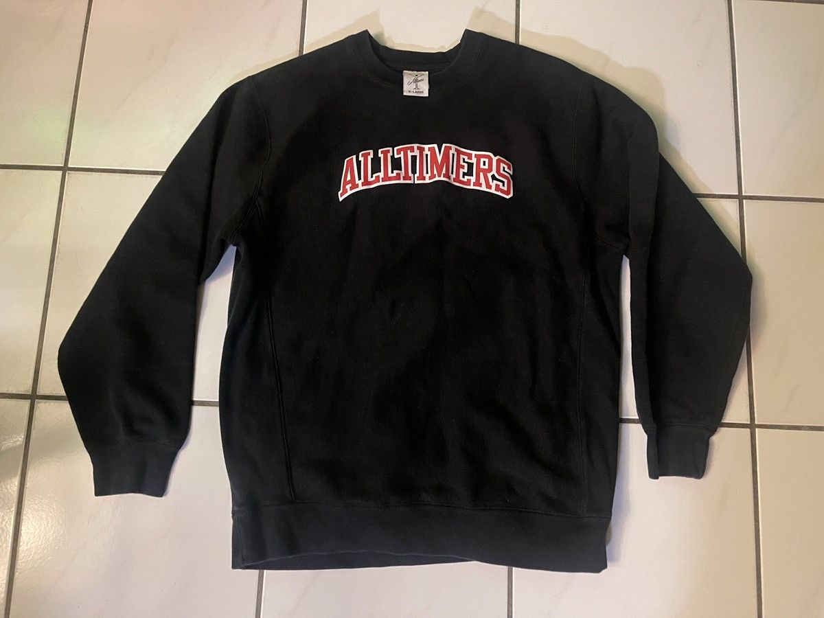 Alltimers Alltimers Crewneck Pullover Sweatshirt College Black Size XL Size US XL / EU 56 / 4 - 1 Thumbnail
