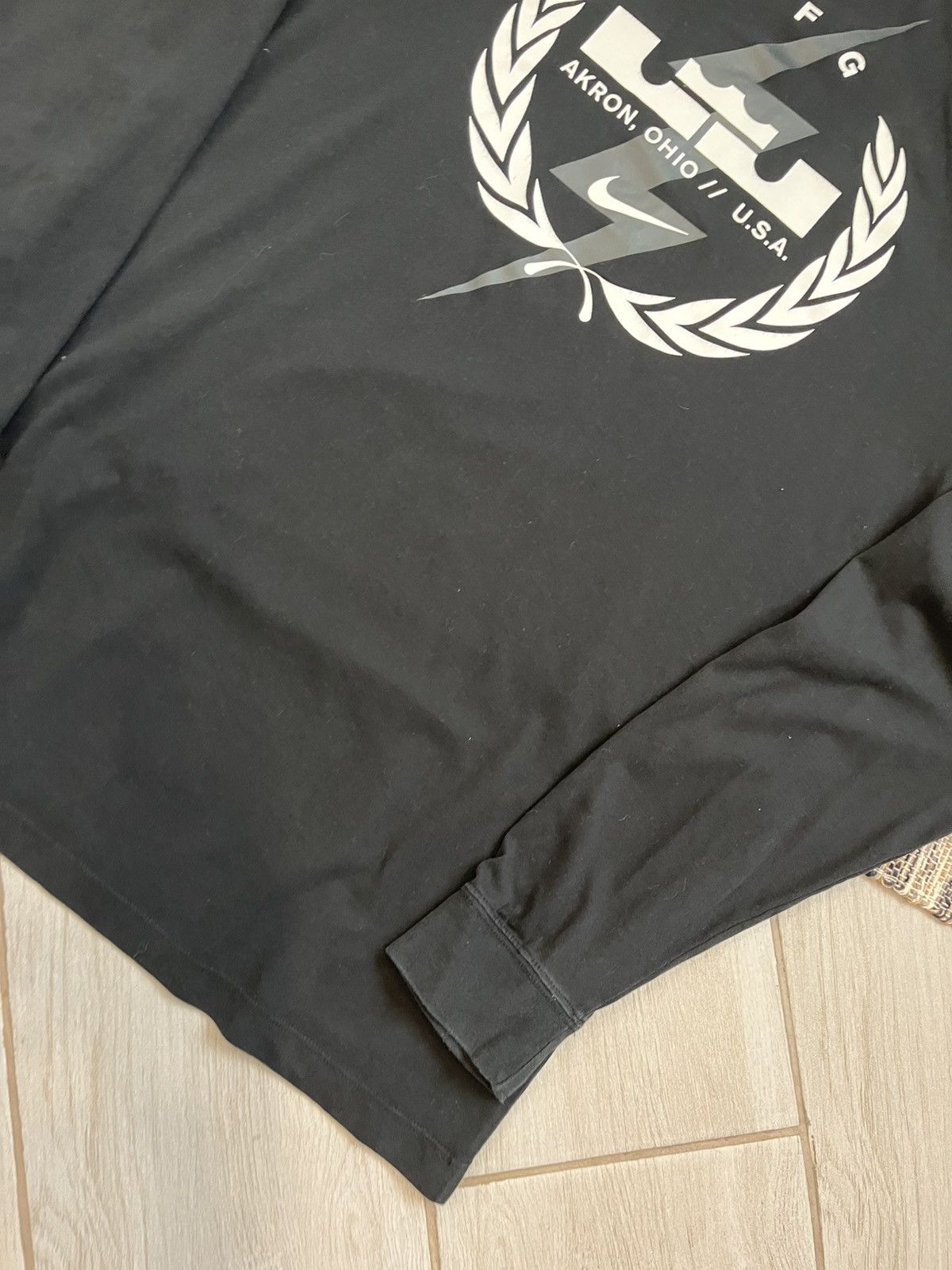Nike × Vintage Vintage Nike Longsleeve Tshirt DriFit black basketball tee Size US L / EU 52-54 / 3 - 12 Thumbnail