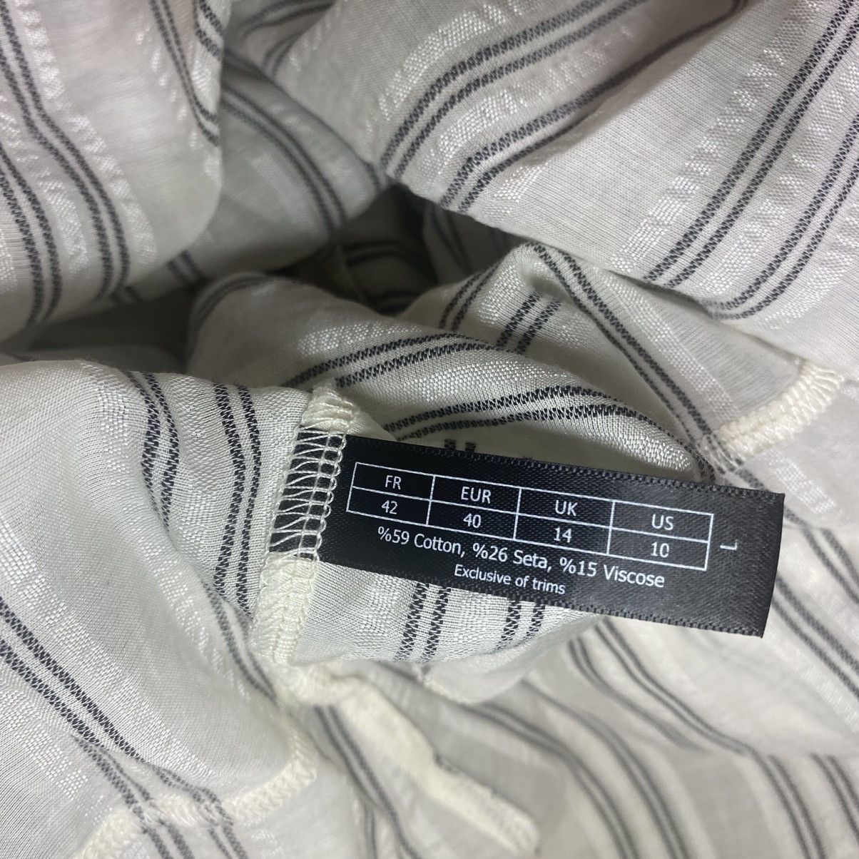 Other ELSE Capri Summer Dress Striped Button Front L MSRP$300+ Size L / US 10 / IT 46 - 7 Thumbnail