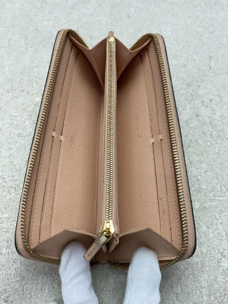 Fendi Fendi F Leather Long Wallet Pink Size ONE SIZE - 4 Thumbnail