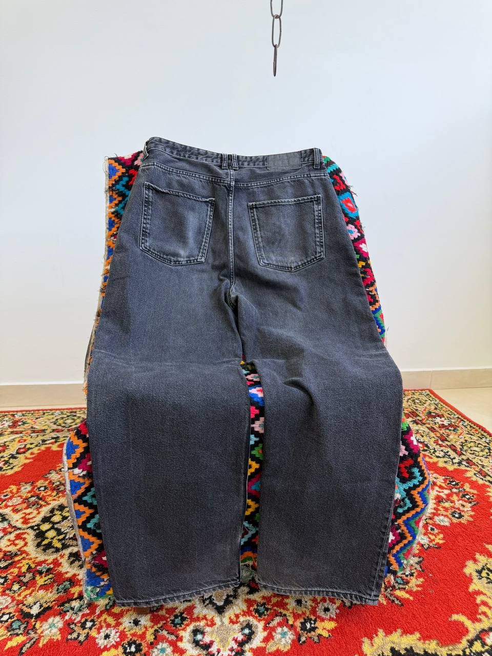 Hedi Slimane 2000s Hedi Slimane Style Washed Faded Denim Jeans Size US 32 / EU 48 - 8 Thumbnail