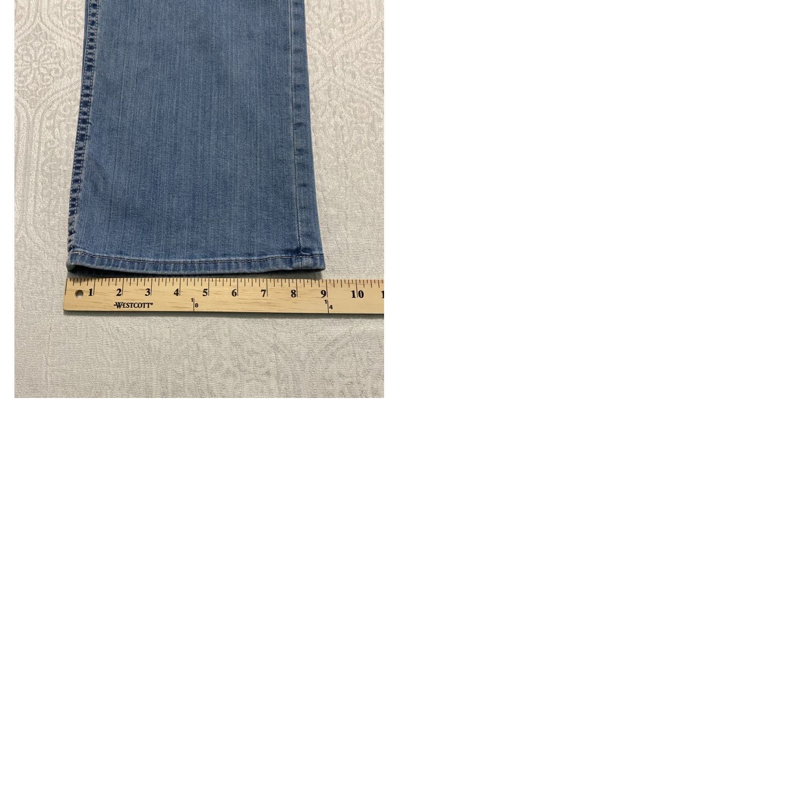 Calvin Klein Calvin Klein Jeans Mens Regular Fit 34 Jeans 34x34 Denim Blue Distressed 5-Pocket Straight Denim USA Jeans Mens Size US 34 / EU 50 - 9 Thumbnail