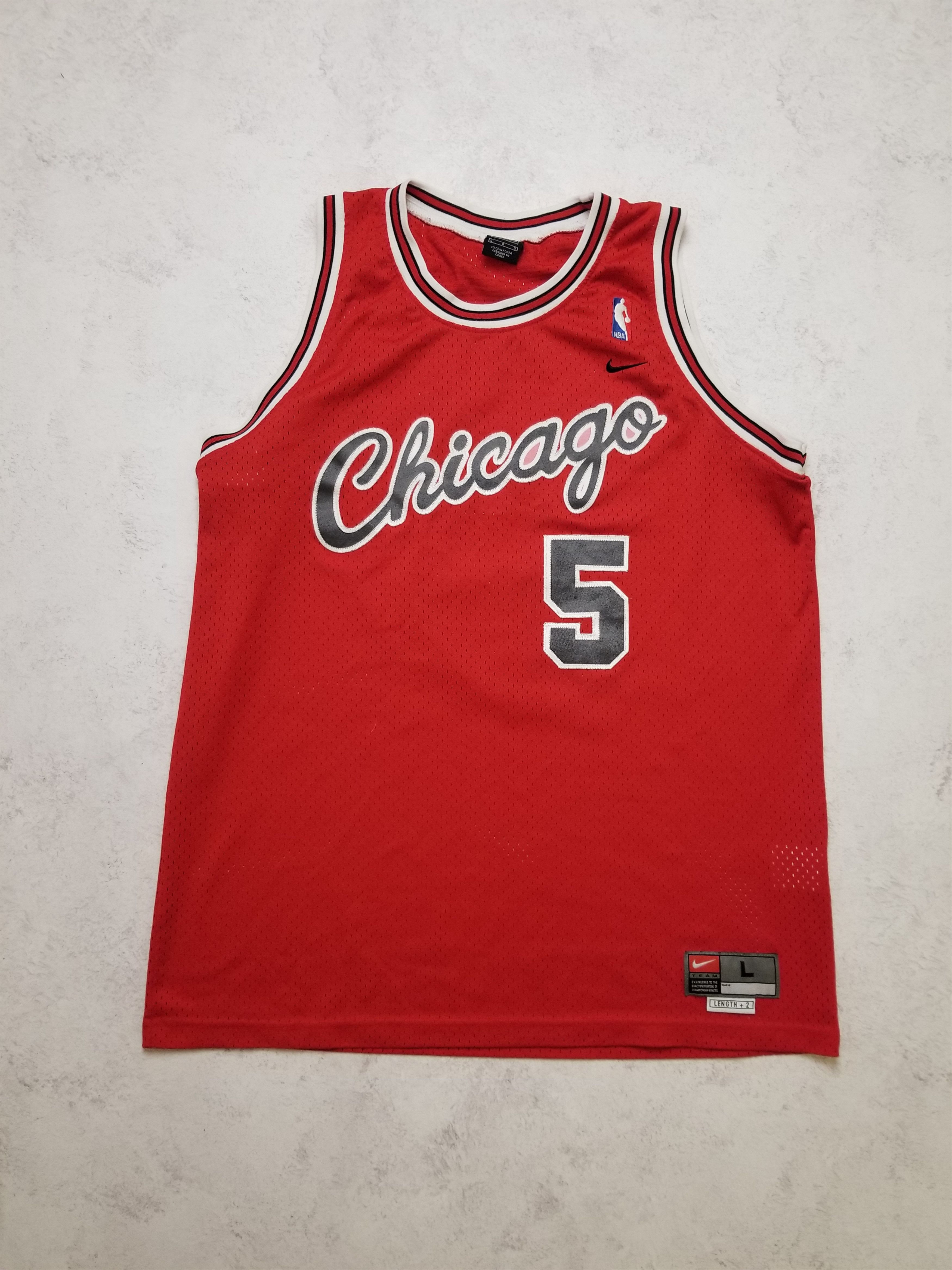 Nike VTG NBA Nike Chicago Bulls Jalen Rose Jersey Size US L / EU 52-54 / 3 - 1 Thumbnail