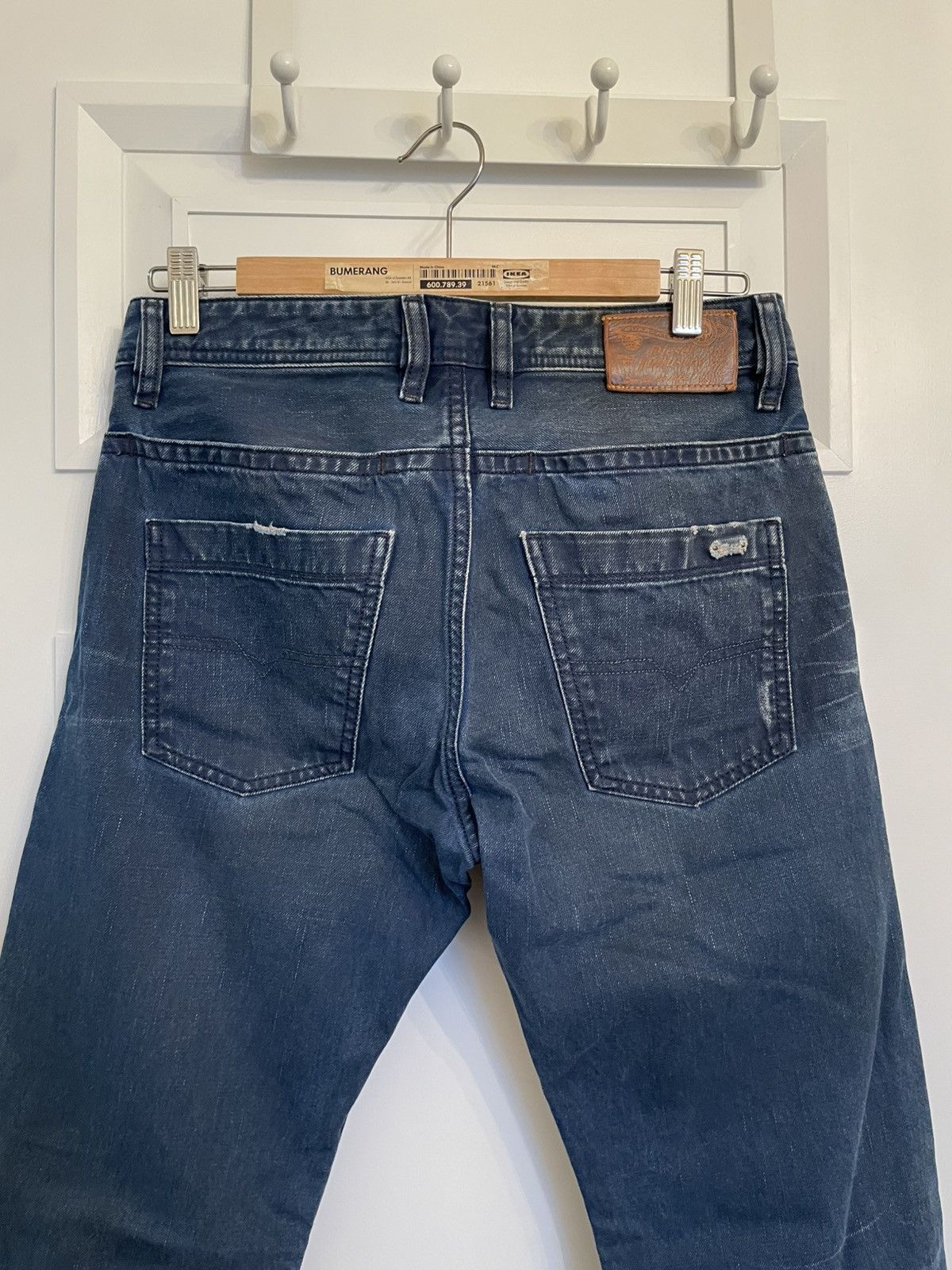 Diesel Diesel Braddom washed regular slim - Carrot deep navy jean Size US 28 / EU 44 - 3 Thumbnail