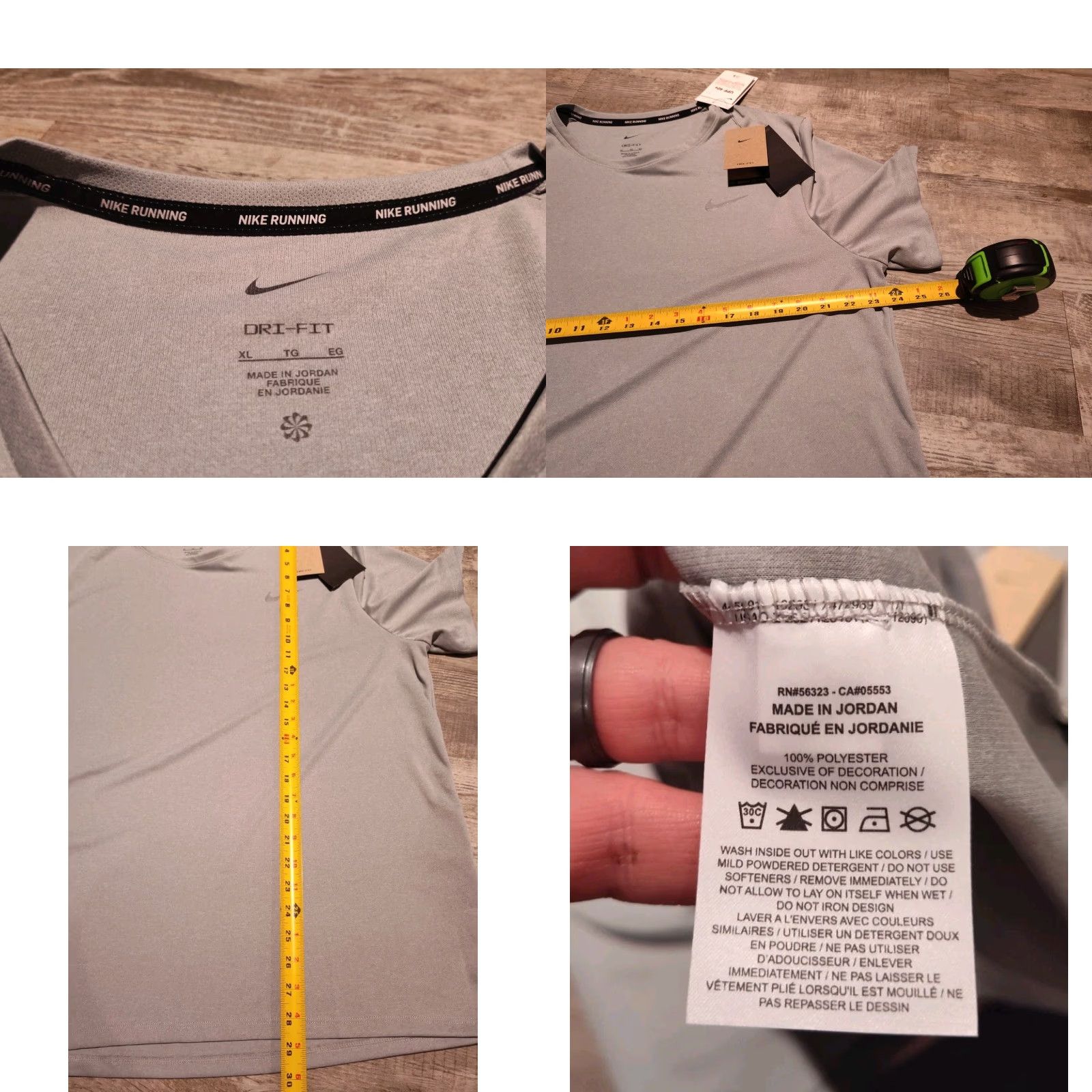Nike Nike Dri-FIT UV40 Running Top T-Shirt Gray DV9315-098 Men's XL NWT Brand Nike Dri-FIT UV40 Running Top T-Shirt Gray DV9315-098 Men’s XL NWT Size US XL / EU 56 / 4 - 8 Thumbnail