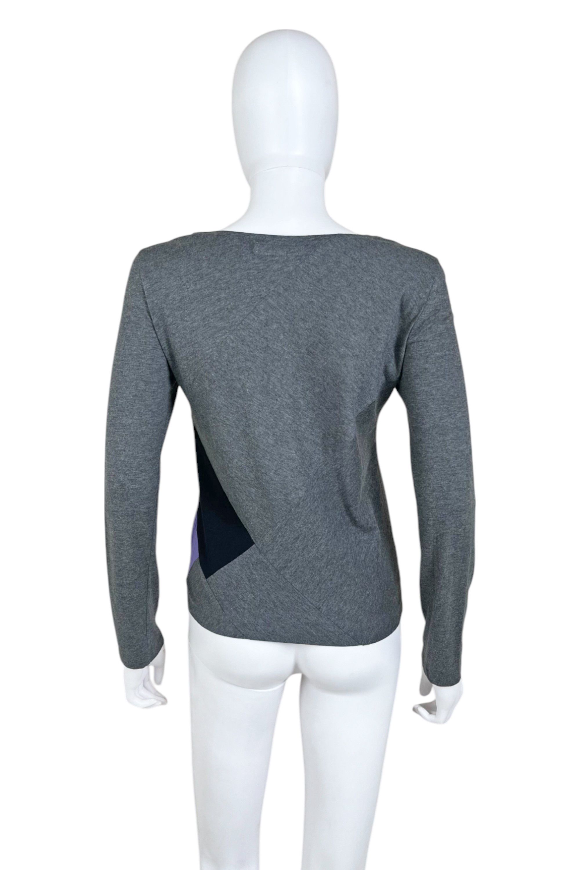 Yohji Yamamoto Cotton Cross Grey Longsleeve Size XS / US 0-2 / IT 36-38 - 3 Thumbnail