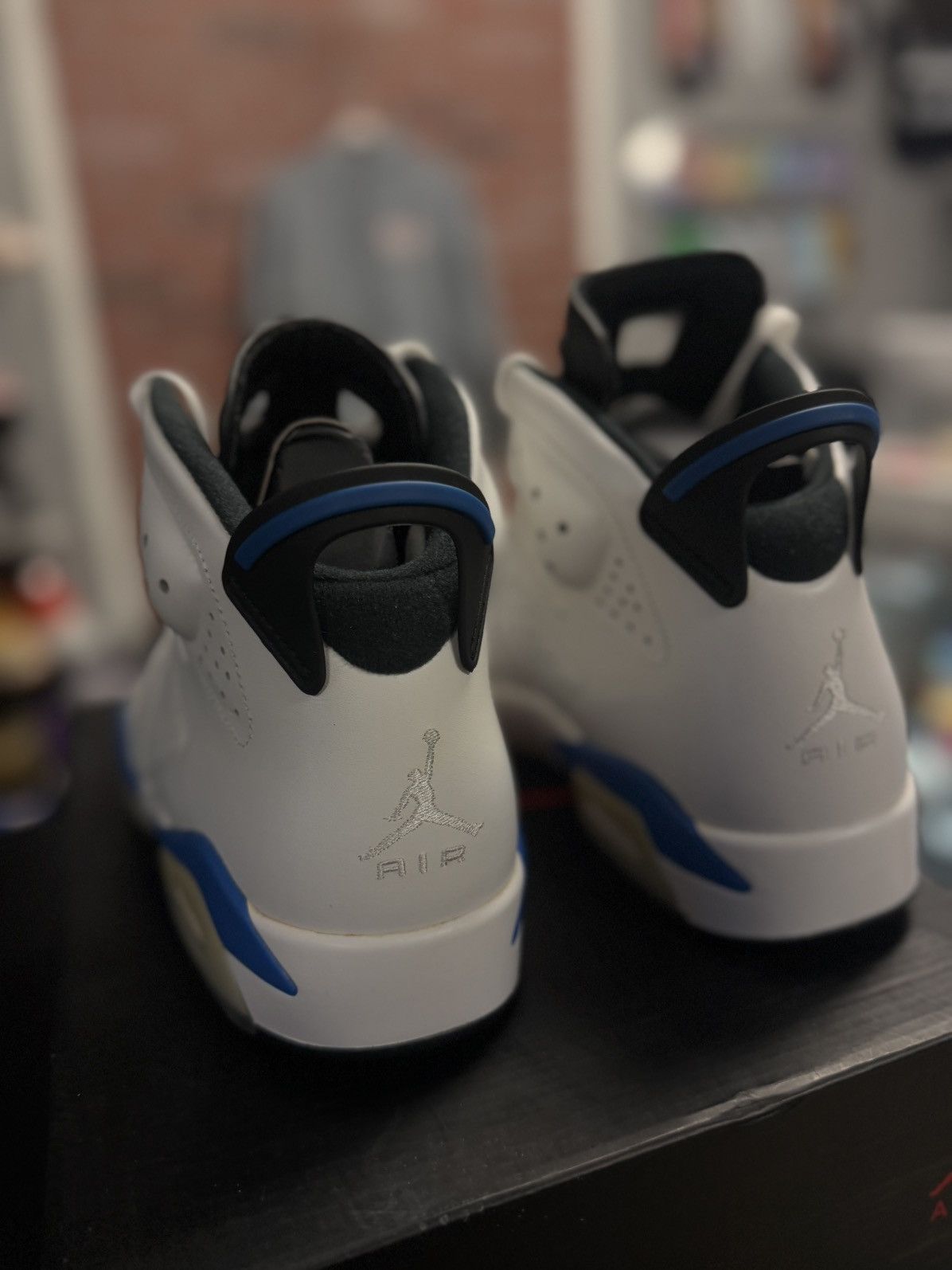 Jordan Brand × Nike Nike Air Jordan 6 Retro Sport Blue 2014 Men's Size 12 Size US 12 / EU 45 - 6 Thumbnail