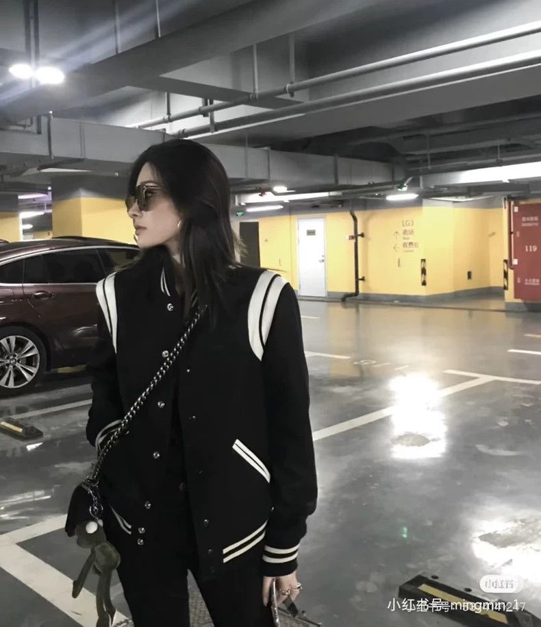 Yves Saint Laurent Saint Laurent Black and white Teddy jacket 2502-Nextarrow Size US L / EU 52-54 / 3 - 7 Thumbnail
