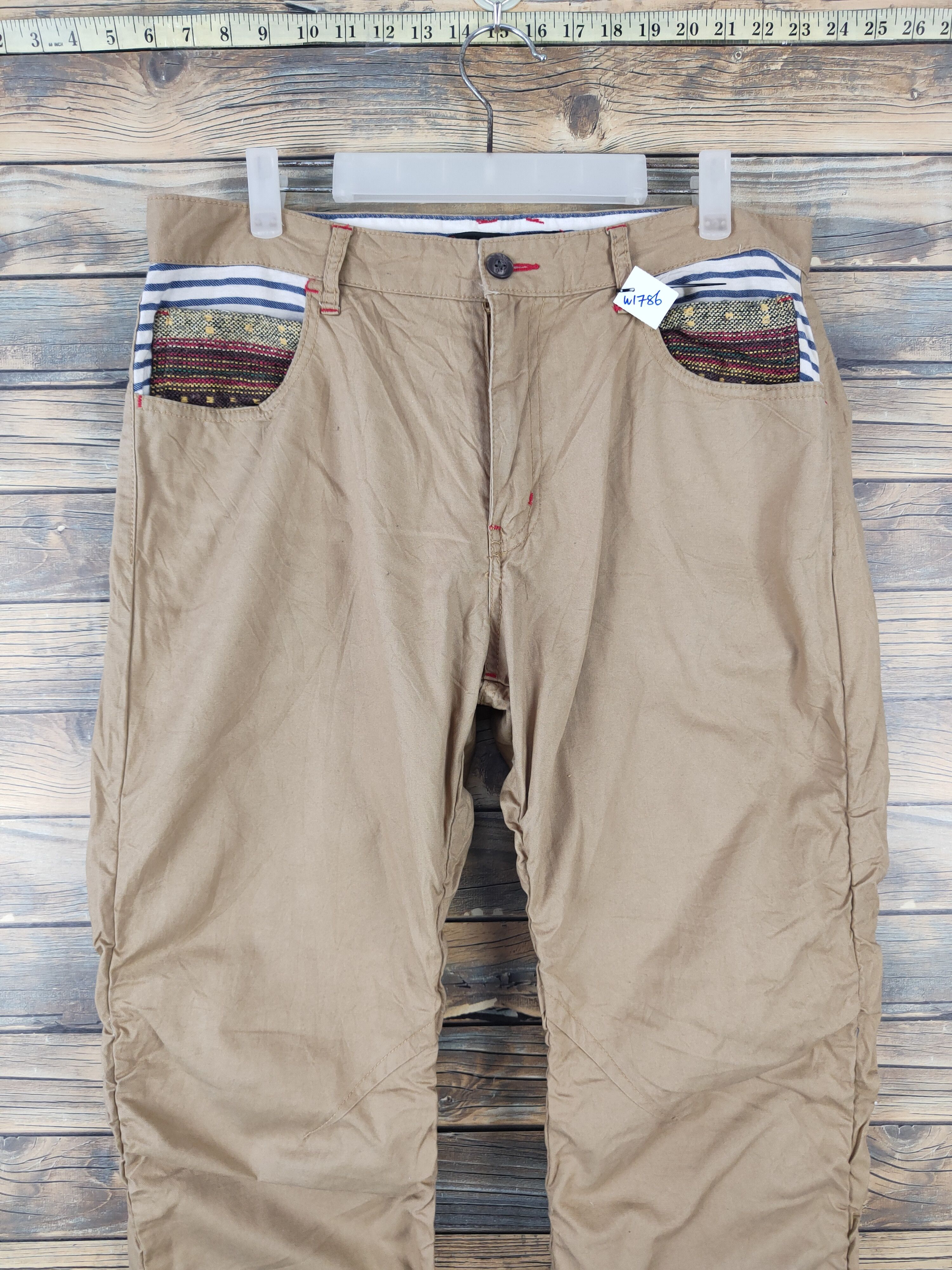 Japanese Brand Dominate Brown Multipocket Casual Pants #W1796 Size US 34 / EU 50 - 2 Thumbnail