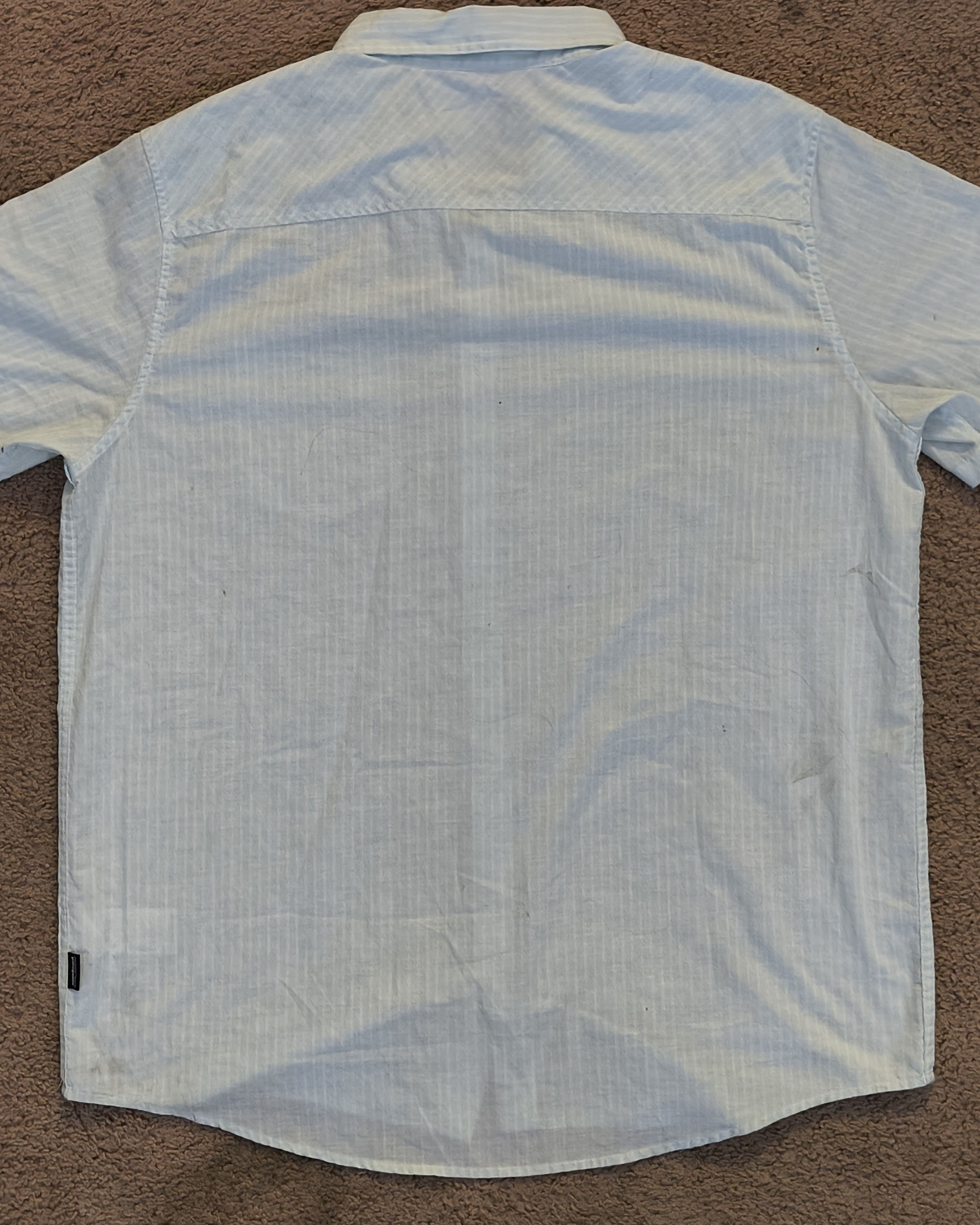 Patagonia Short sleeve button up Patagonia green white stripe shirt XL Size US XL / EU 56 / 4 - 4 Thumbnail