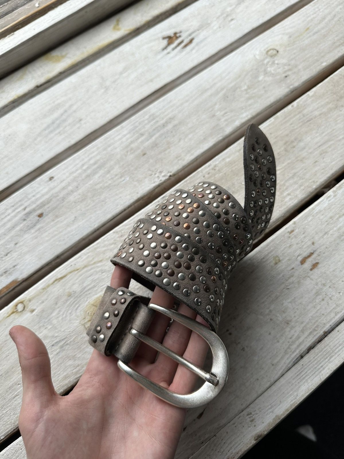 Other 🚨Vintage Crazy Metal Belt Drip Japanese Hype bb Simon Size ONE SIZE - 1 Thumbnail
