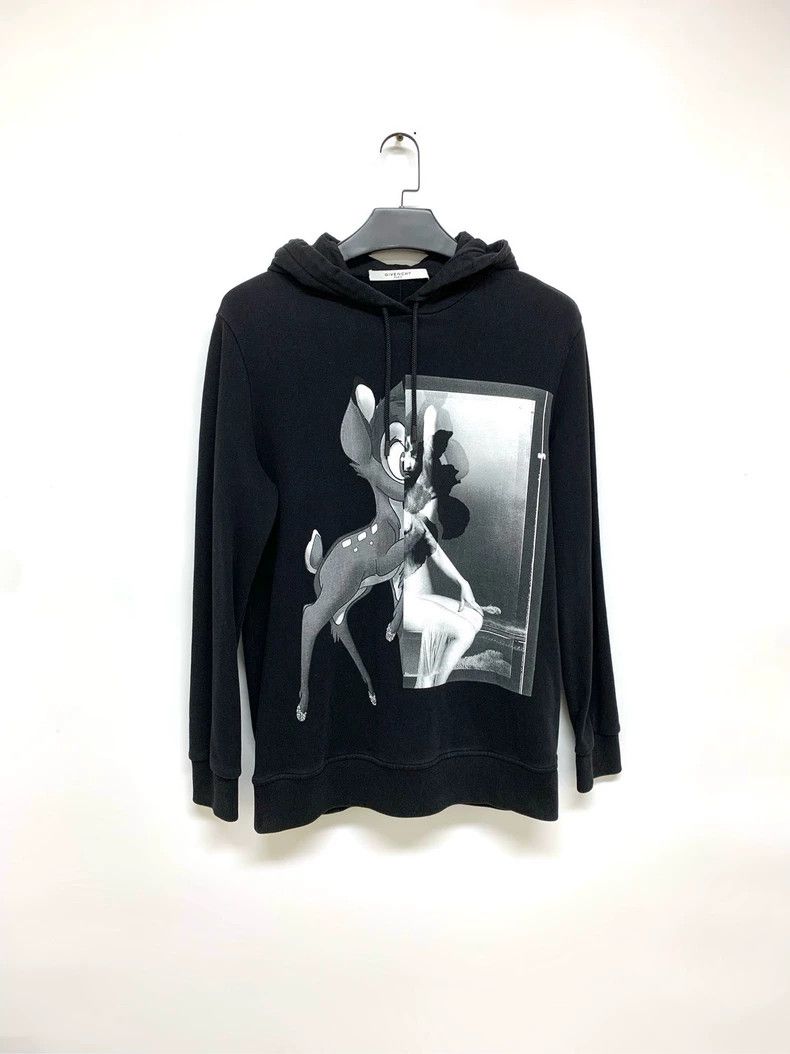 Givenchy Givenchy Classic Black and White Deer Logo Sweatshirt Size US S / EU 44-46 / 1 - 1 Thumbnail