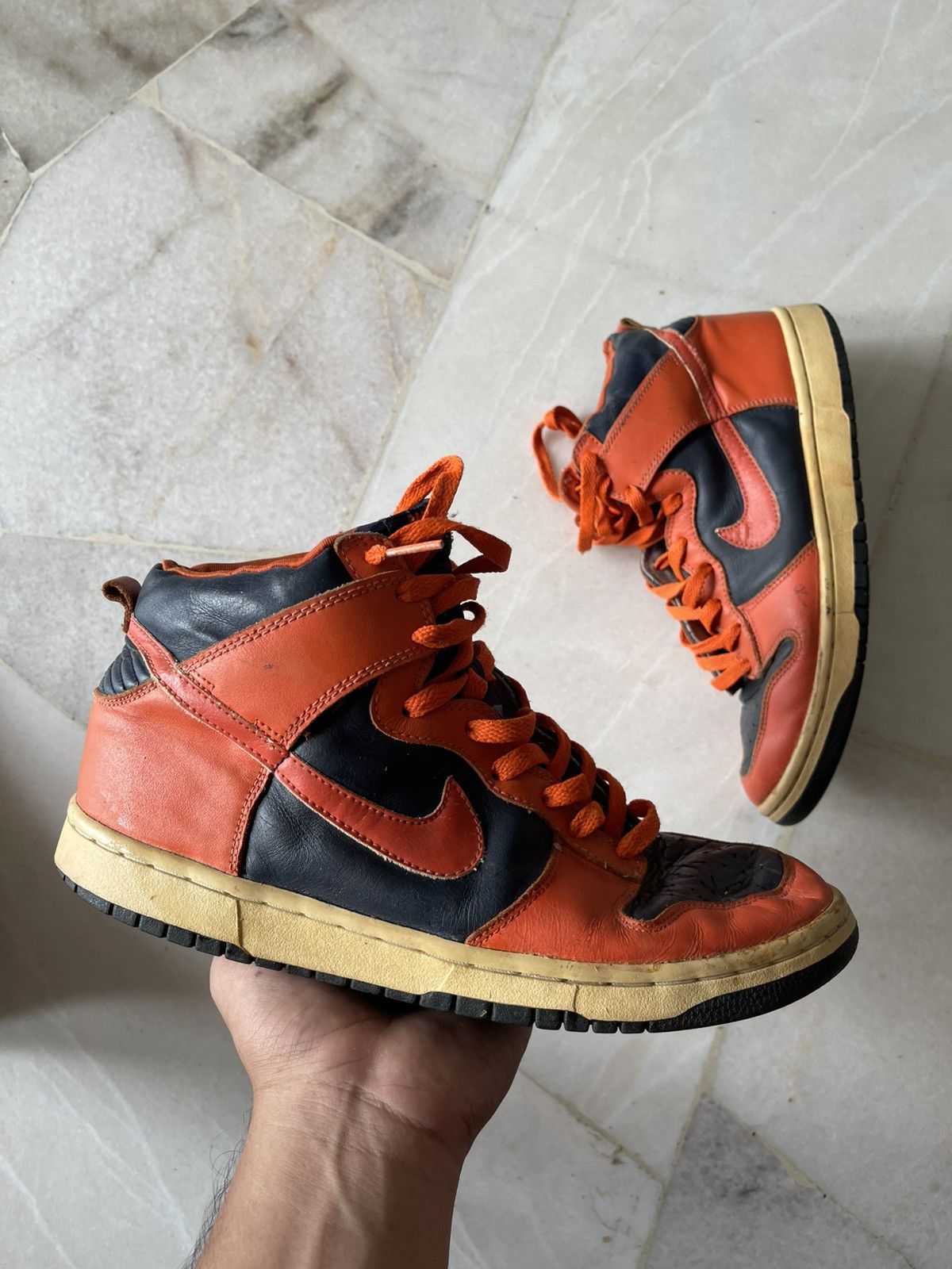 Nike 2002 Nike Dunk Obsidian Collage Orange Size US 9.5 / EU 42-43 - 1 Thumbnail