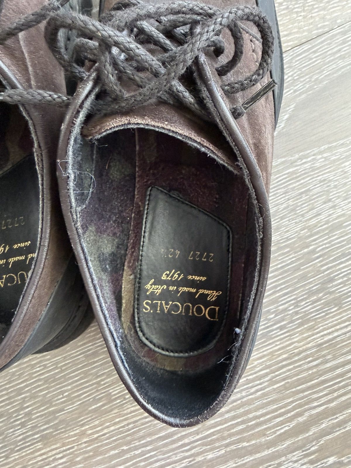 Doucal's Dark Brown Derbys Size US 9.5 / EU 42-43 - 3 Thumbnail