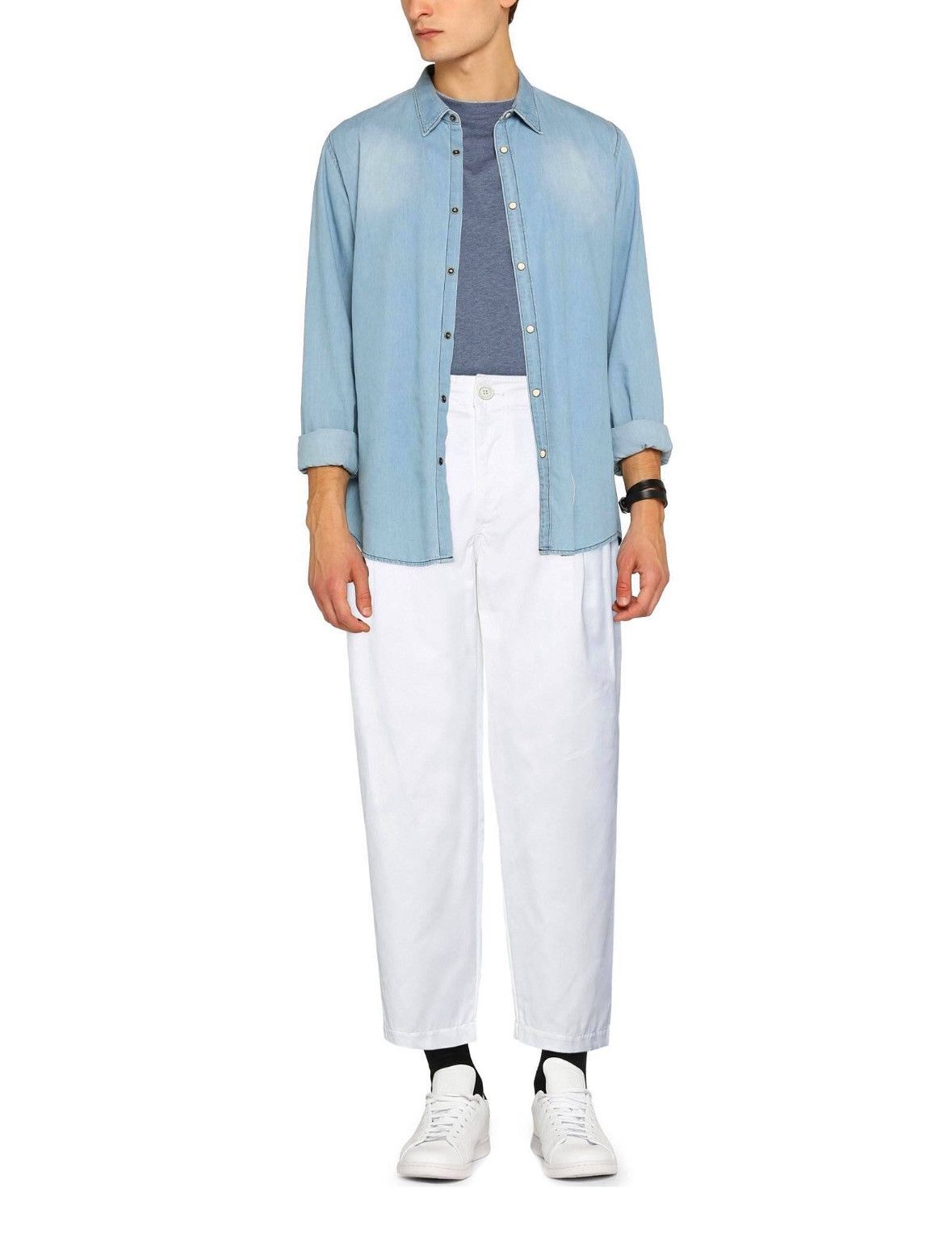 COMME DES GARÇONS SHIRT Cropped Twill Trousers