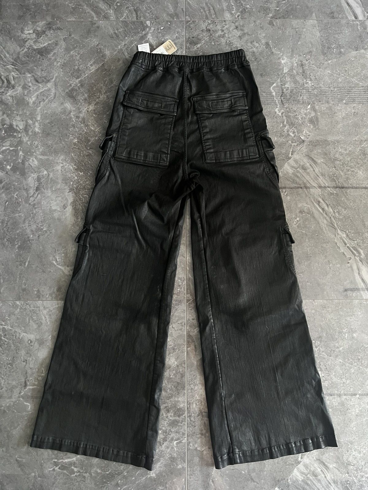 Rick Owens Drkshdw NEW | FW24 PORTERVILLE DOUBLE CARGO JUMBO BELAS WAXED SBW Size US 34 / EU 50 - 5 Thumbnail