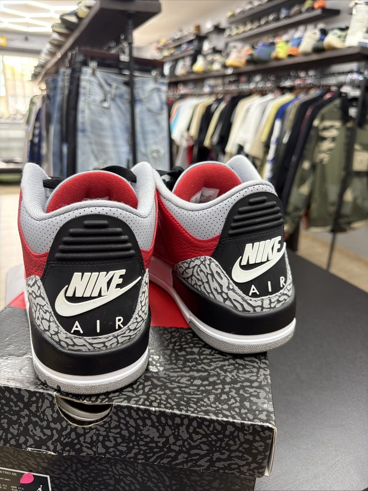 Jordan Brand Air Jordan 3 Retro SE Fire Red Mens Size 9.5 Super Clean Size US 9.5 / EU 42-43 - 9 Thumbnail