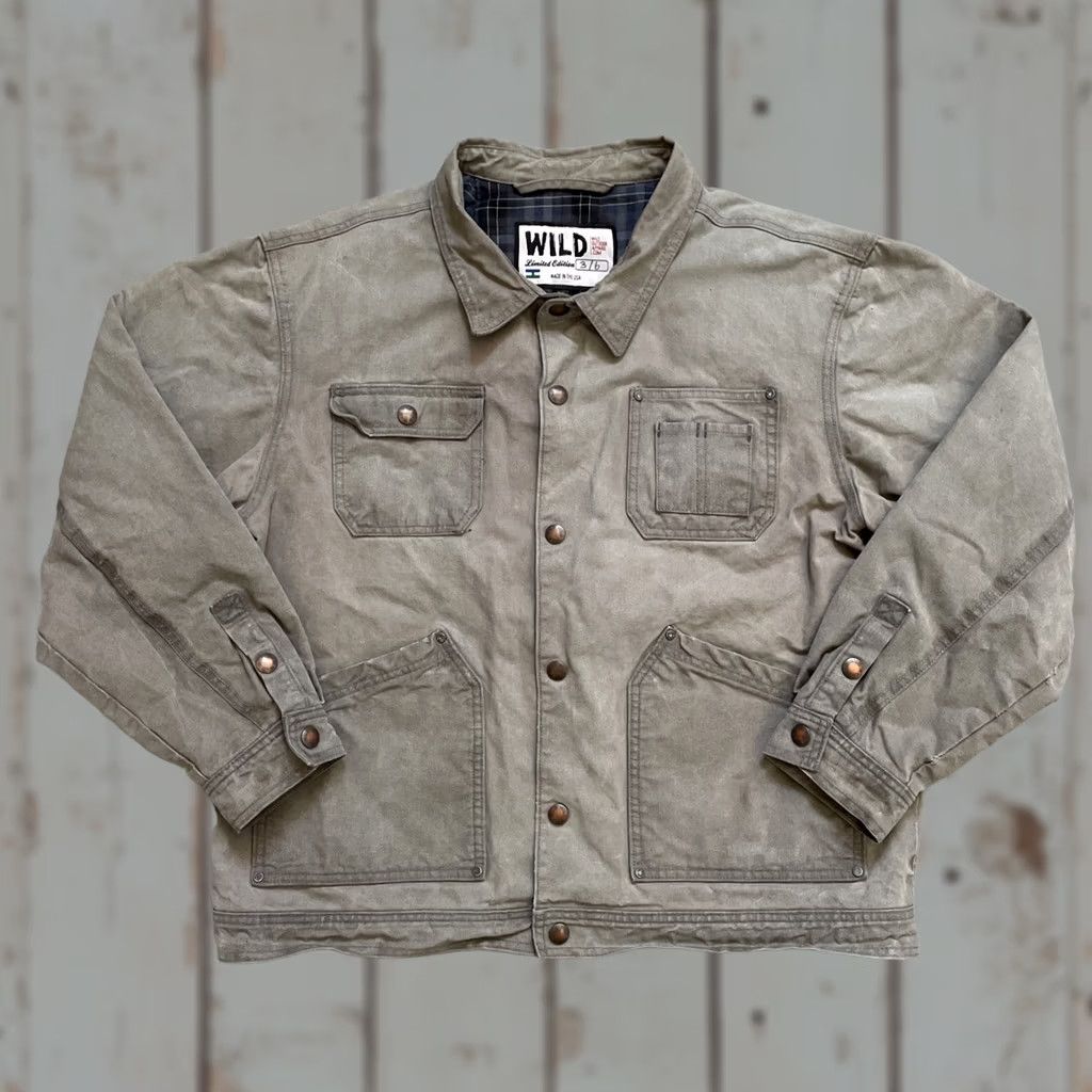 Vintage VINTAGE Wild Outdoor Apparel Jacket XL Gray Insulated Primaloft Limited Edition 3 Of 6 USA Men Shirt Size US XL / EU 56 / 4 - 1 Thumbnail