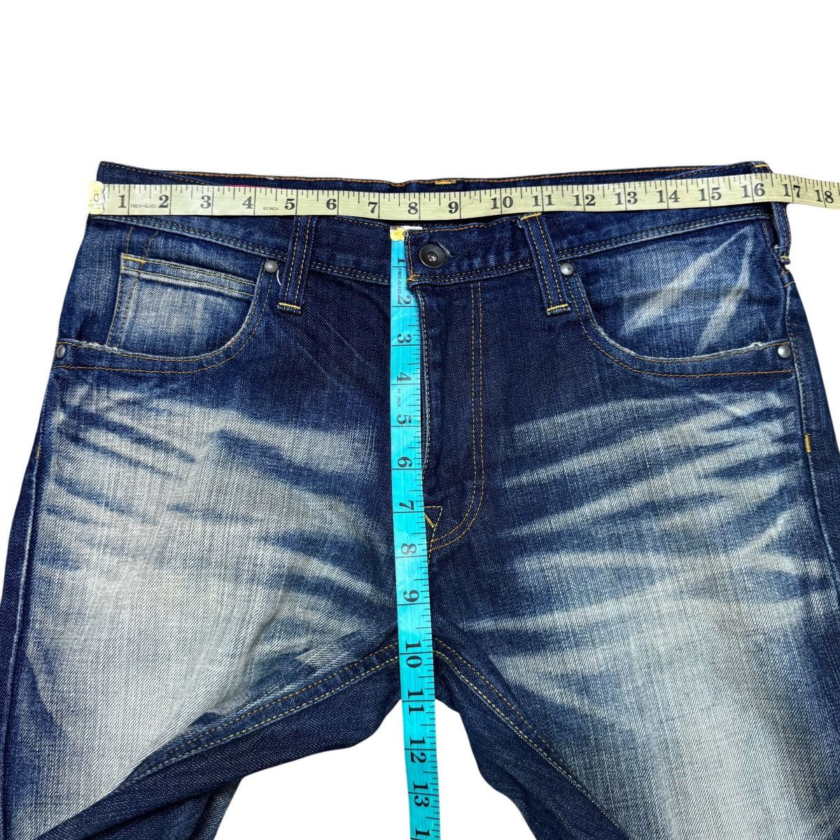 NANO universe Enterblature And Orders Denim Whisker Jeans Nano Universe Size US 32 / EU 48 - 18 Thumbnail