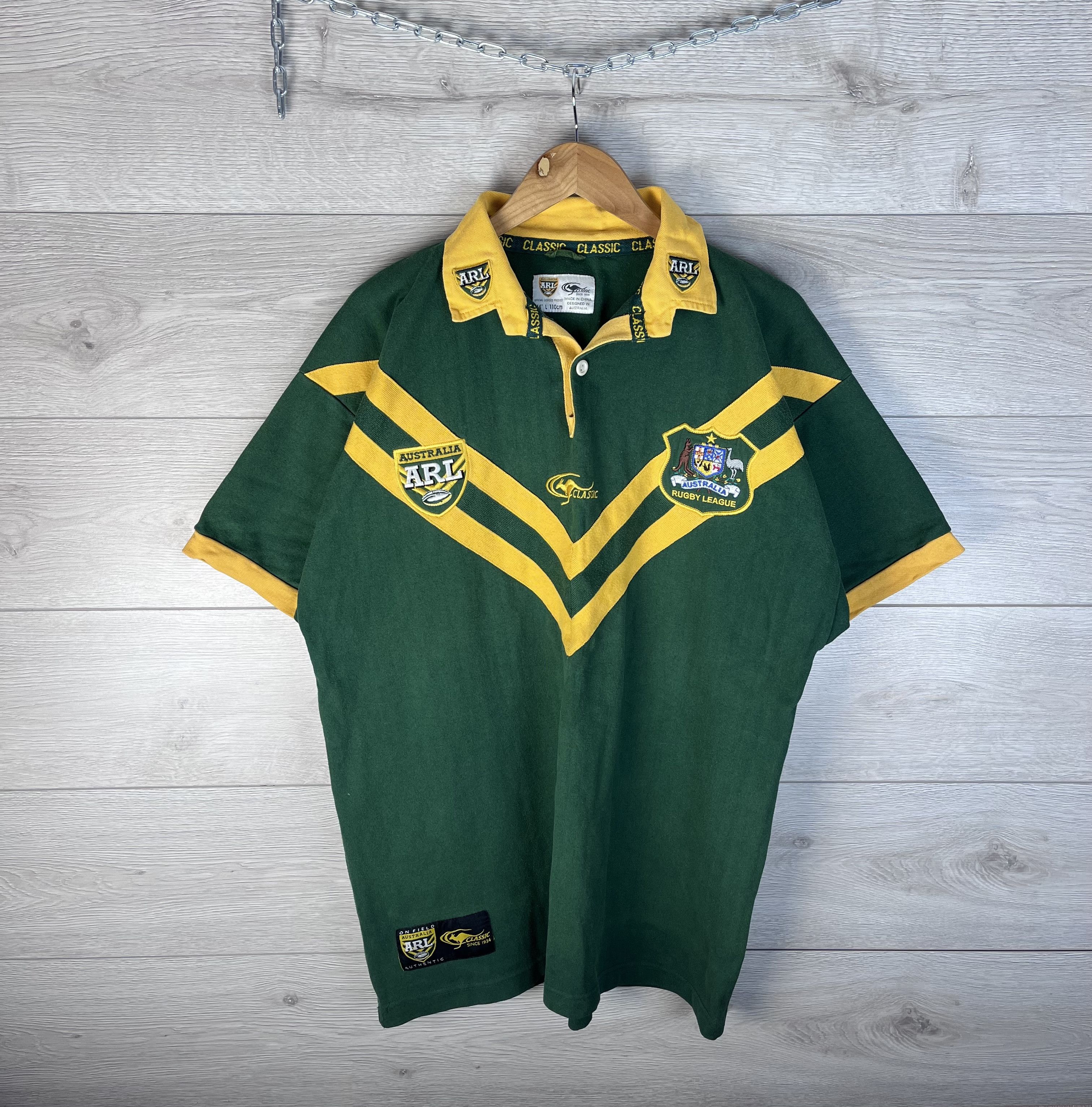 KangaROOS Vintage Australian Kangaroos Rugby League ARL Mens size L Size US L / EU 52-54 / 3 - 1 Thumbnail