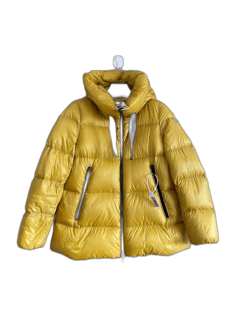 Moncler Yellow Puffer Jacket Size 3 Size US M / EU 48-50 / 2 - 1 Thumbnail