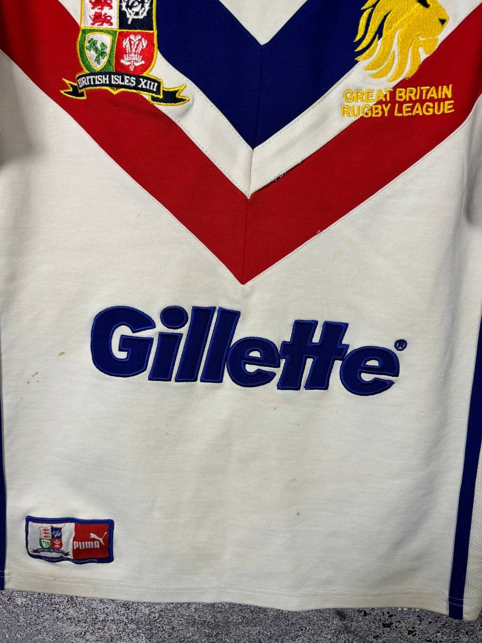 Puma × Vintage GREAT BRITAIN RUGBY LEAGUE BRITISH ISLES 2007 PUMA JERSEY Size US S / EU 44-46 / 1 - 5 Thumbnail