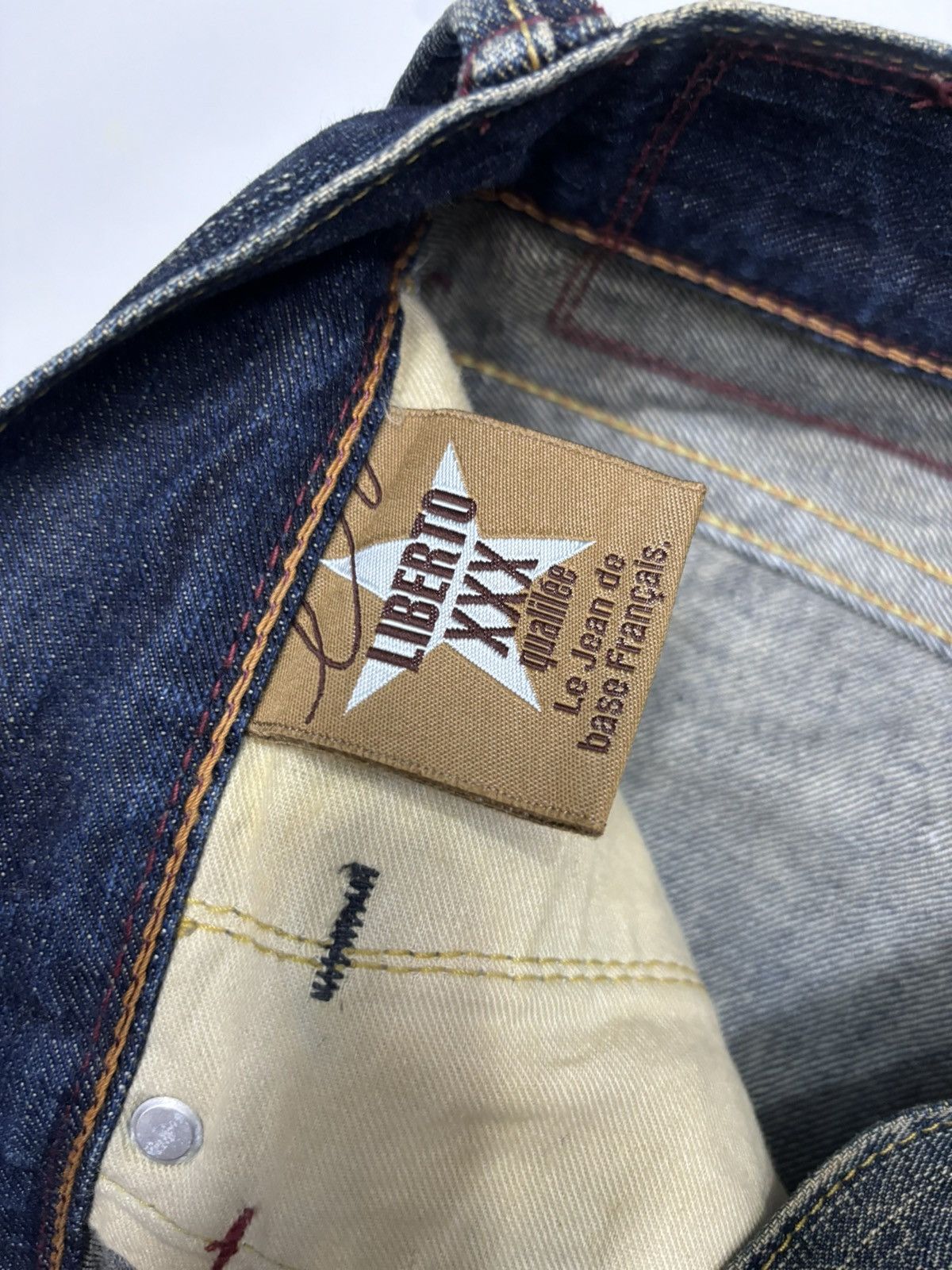 If Six Was Nine × Japanese Brand × Tornado Mart LIBERTO XXX JAPANESE DENIM PUNK RUSTY DISTRESSED DENIM JEANS Size US 32 / EU 48 - 10 Thumbnail