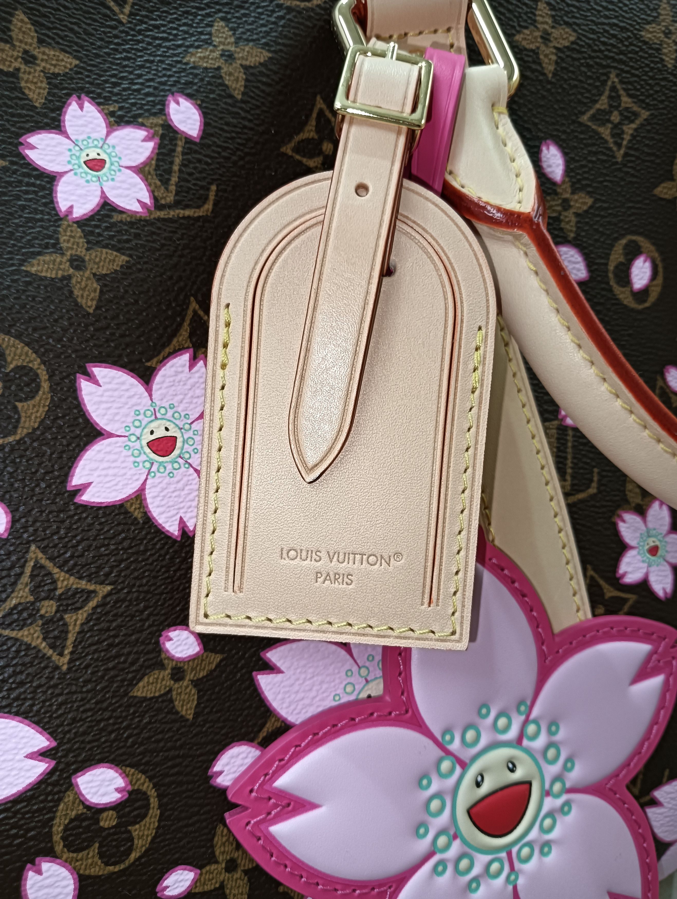 Louis Vuitton × Takashi Murakami Cherry Blossom Keepall Bandouliere 45 Size ONE SIZE - 8 Thumbnail