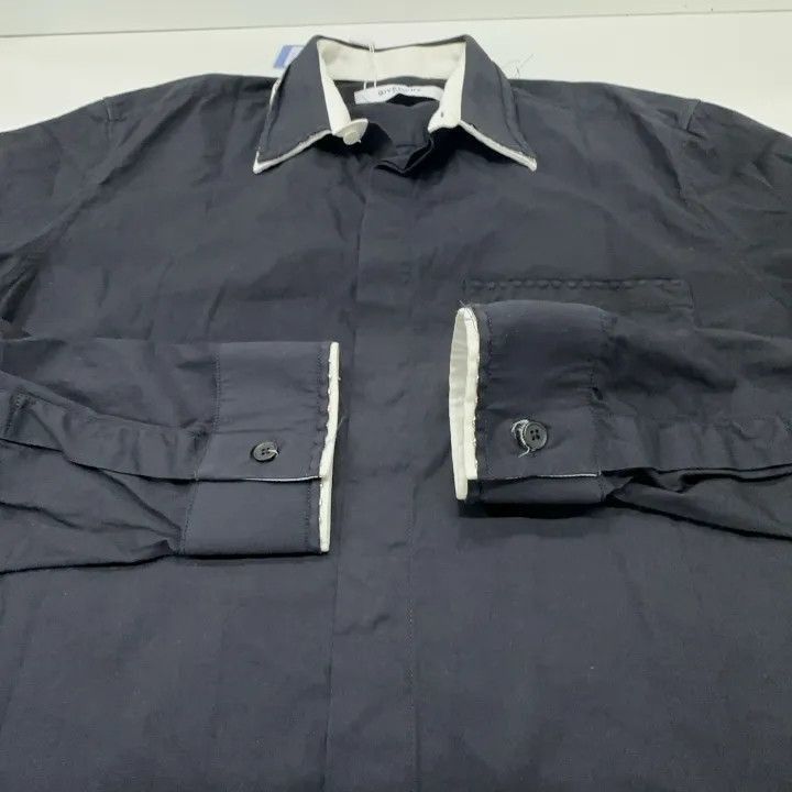 Givenchy Givenchy Givenchy Black Long Sleeve ButtonUp Shirt -2507 Size US M / EU 48-50 / 2 - 8 Thumbnail