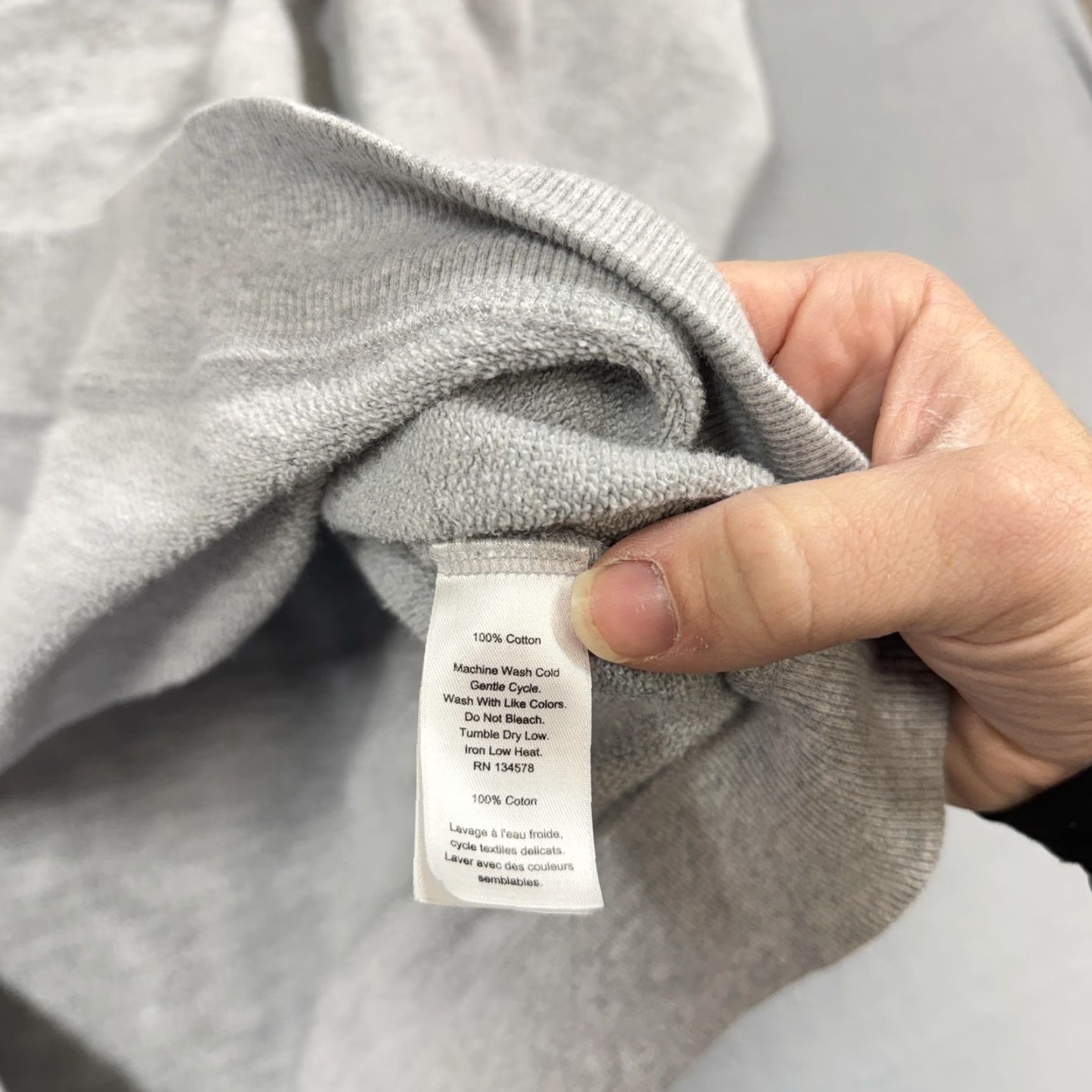 Vineyard Vines Vineyard Vines Sweatshirt Mens Gray Quarter Zip Rainbow Patch 100% Cotton Size US L / EU 52-54 / 3 - 4 Thumbnail