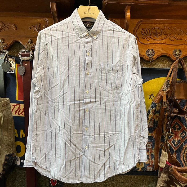 RRL Ralph Lauren RRL Vintage Striped Long Sleeve Shirt - dmc Size US M / EU 48-50 / 2 - 1 Thumbnail