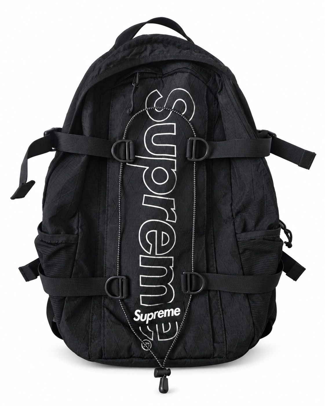 Supreme Supreme Black Logo Backpack Book Bag (FW26) | Grailed