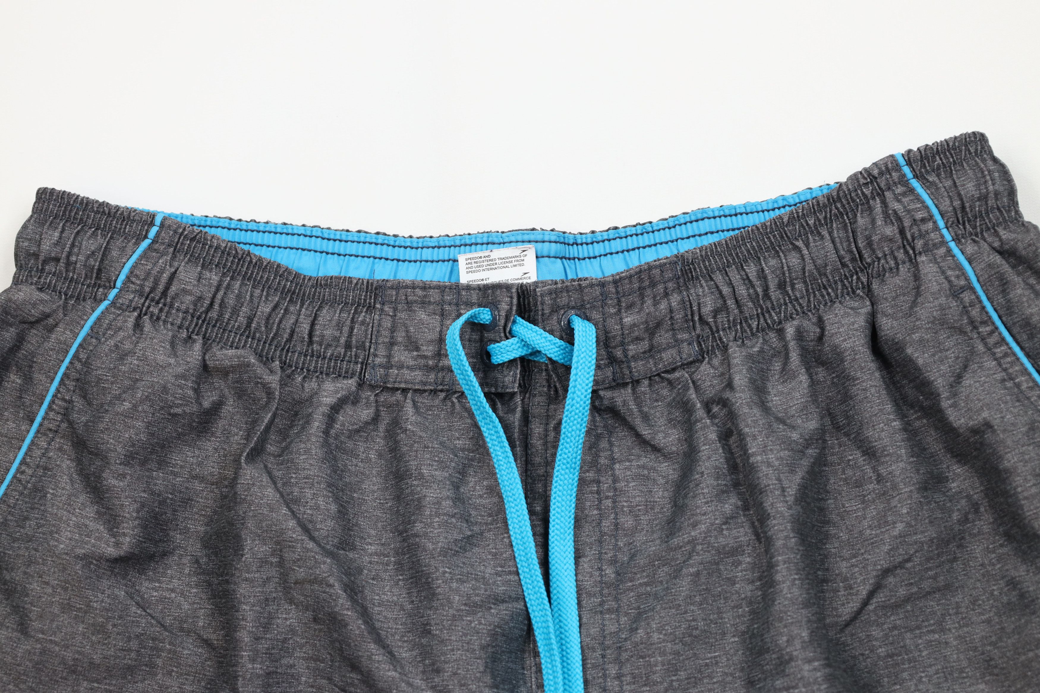 Speedo Vintage Y2K Speedo Chambray Above Knee Shorts Swim Trunks Size US 38 / EU 54 - 2 Thumbnail