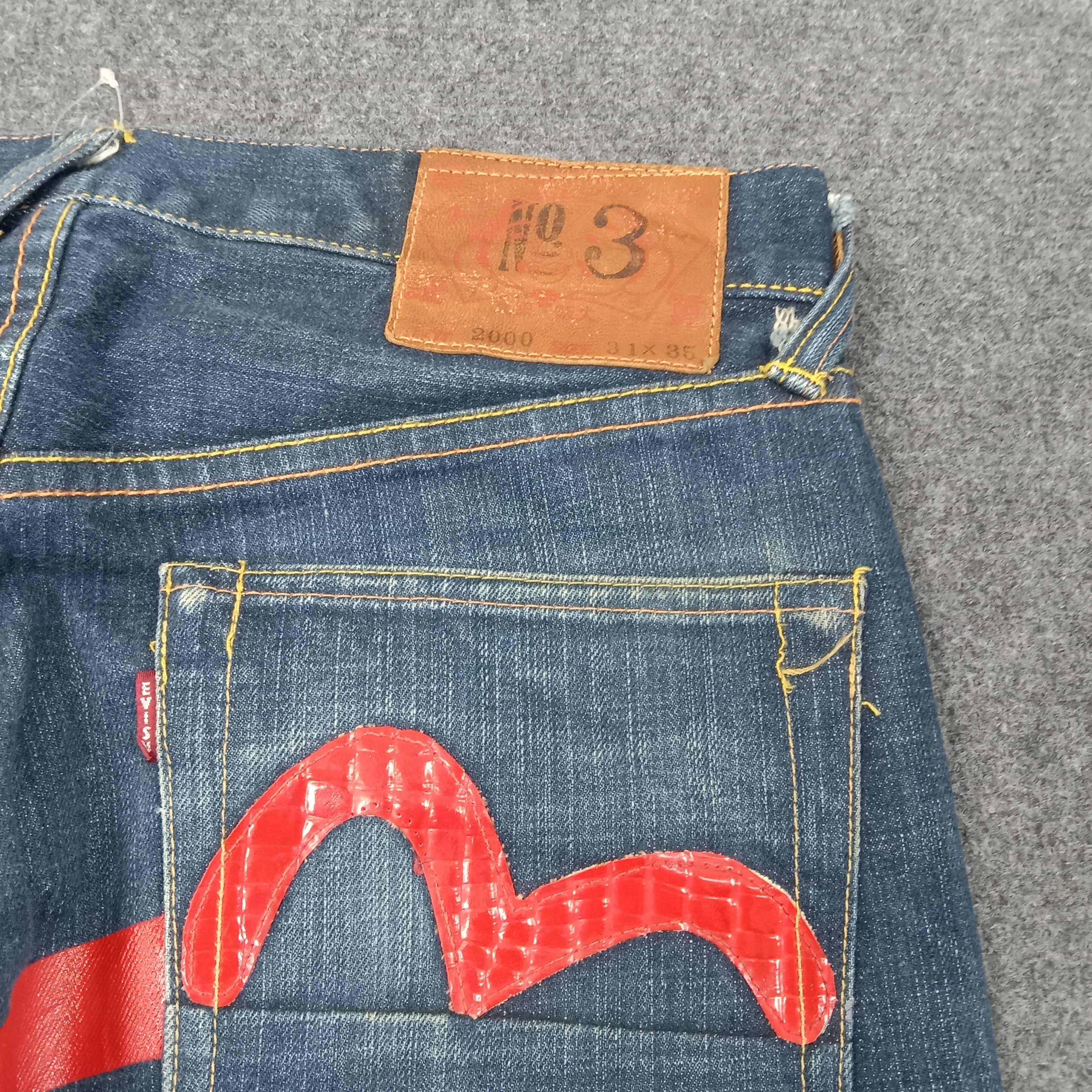 Evisu Evisu Japanese Brand Daicock Custom Art Denim Jeans C228N12 Size US 32 / EU 48 - 3 Thumbnail