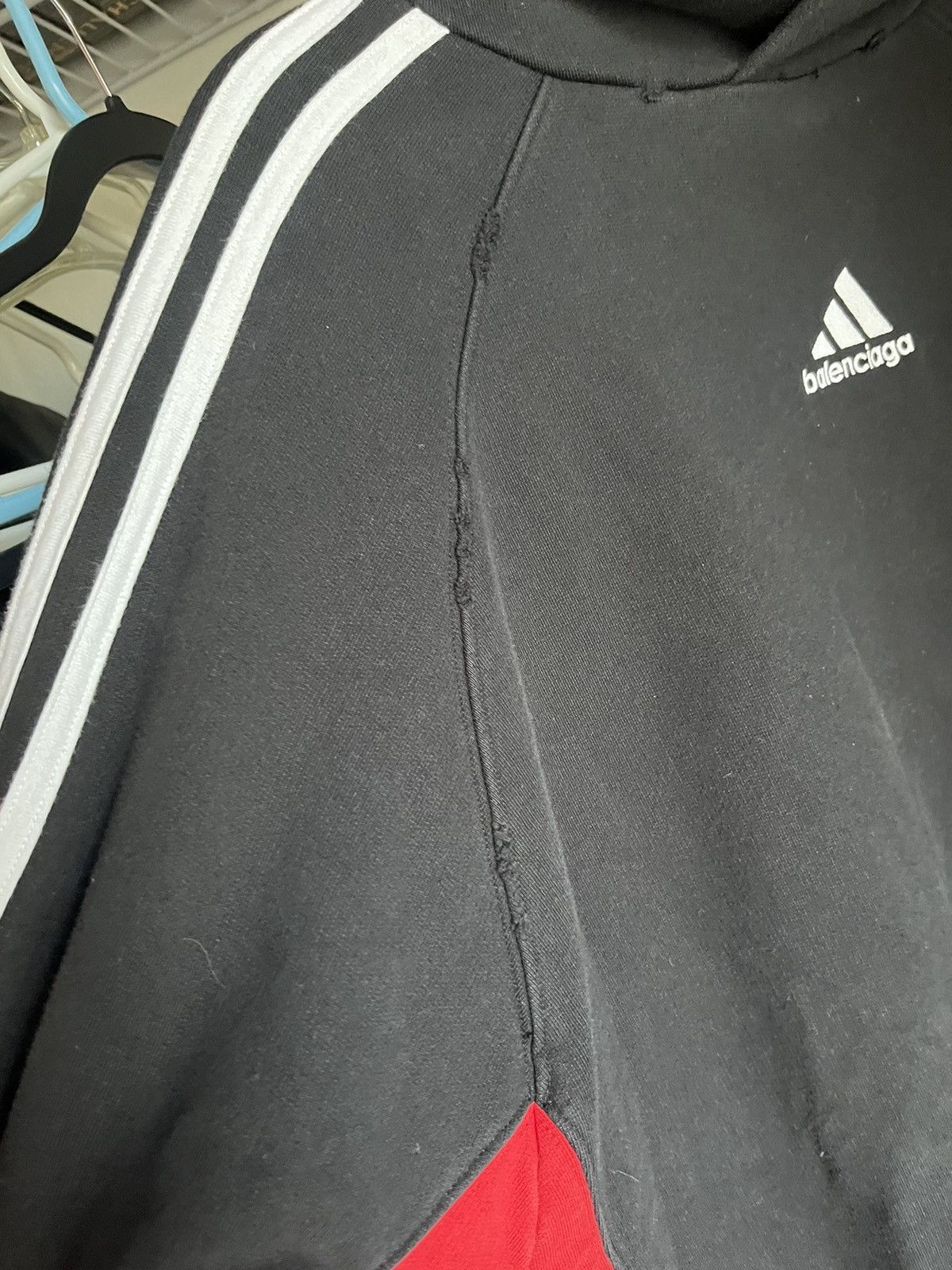 Adidas × Balenciaga Balenciaga adidas 90s hoodie Size US L / EU 52-54 / 3 - 6 Thumbnail