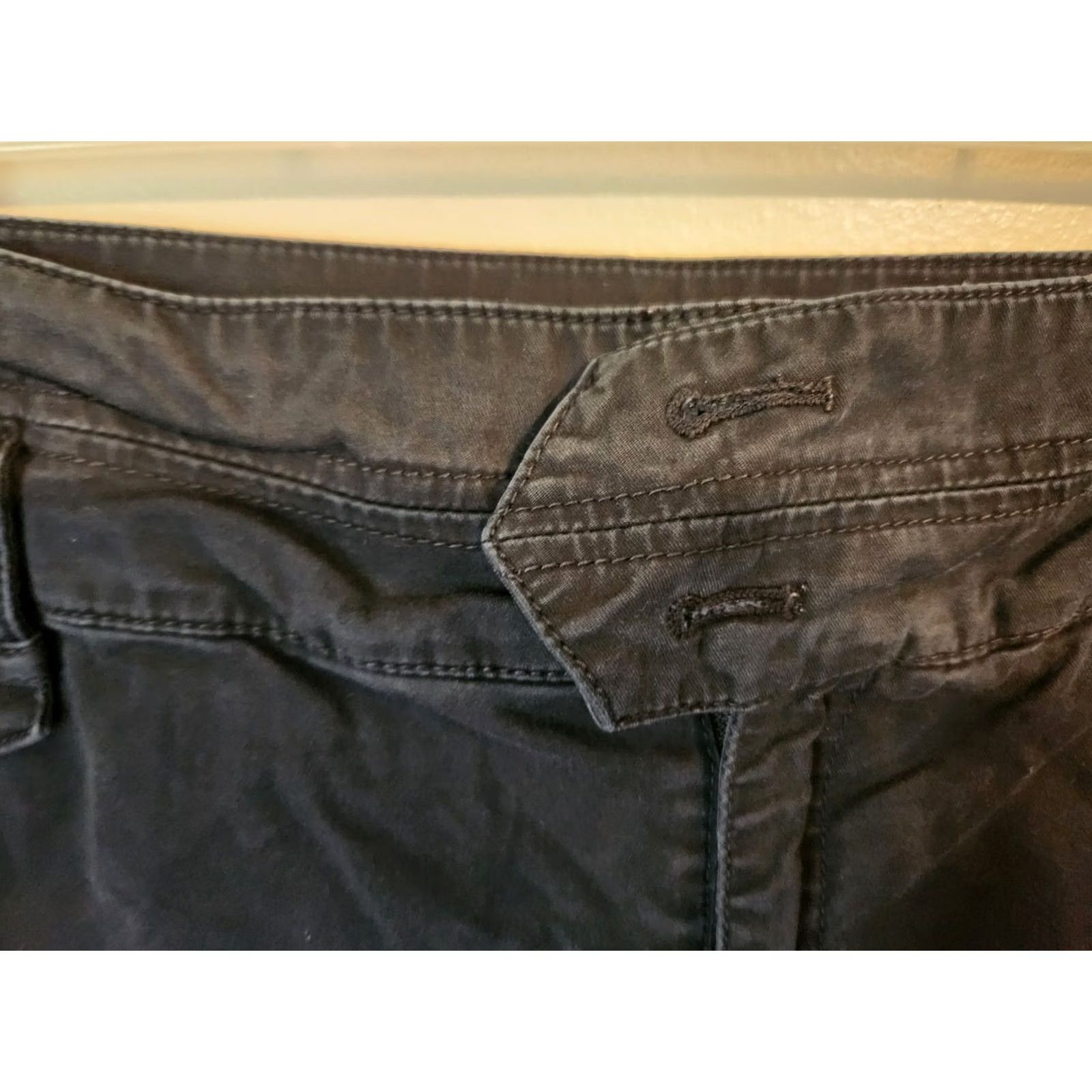 Vintage Venezia Black Bermuda Casual Shorts 24 Plus Size 42" / US 20 - 2 Thumbnail