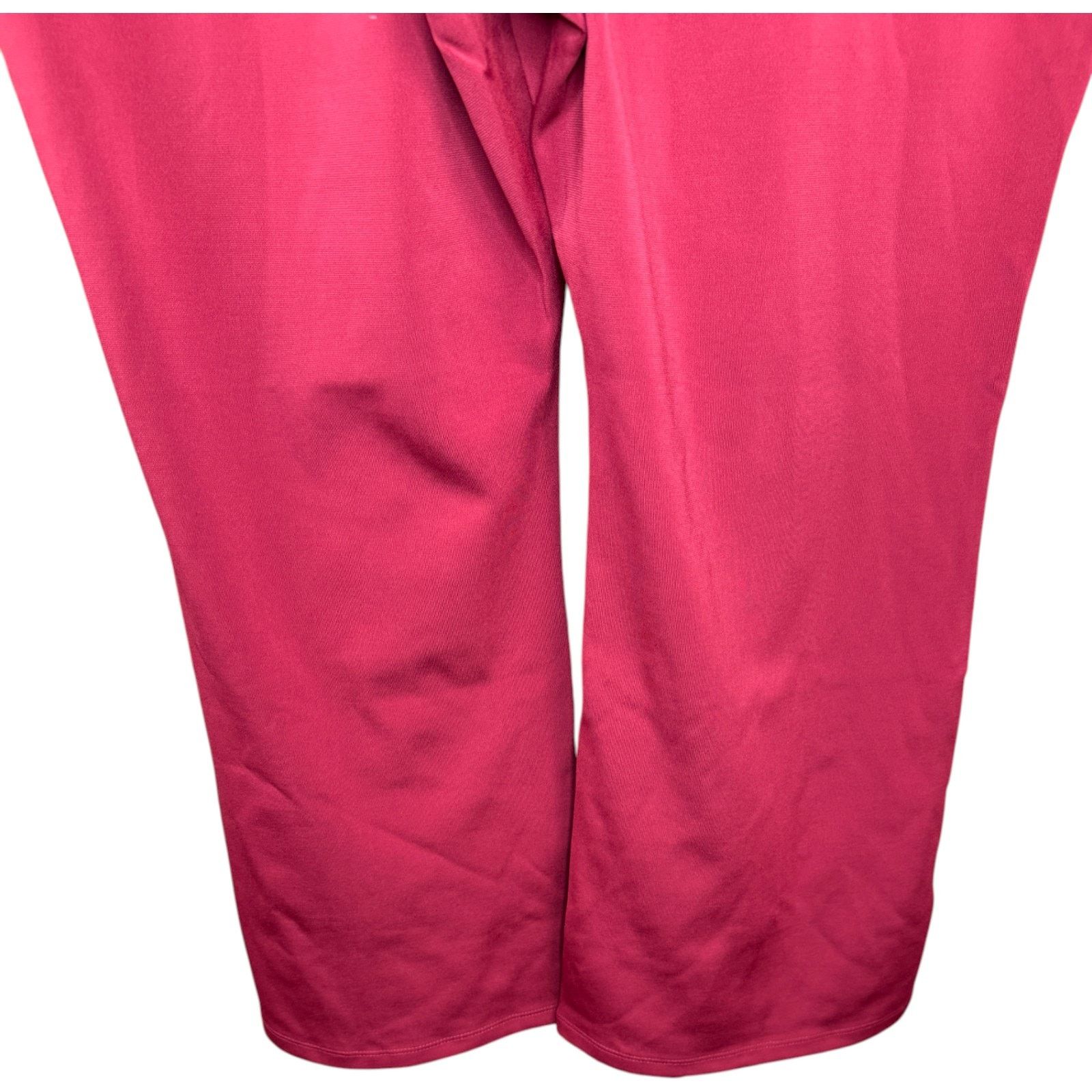 Other IMAN Global Chic 2XP Wine Red Pull-On Stretch Pants \ Size 36" / US 14 / IT 50 - 5 Thumbnail