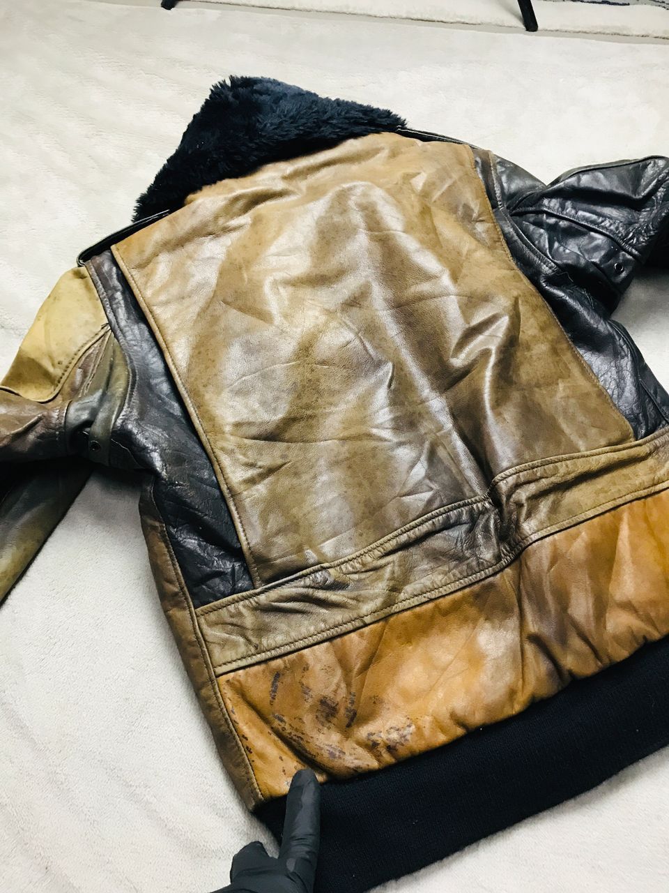 Schott Vintage Schott 2 Tone NYC Leather Jacket Size US M / EU 48-50 / 2 - 9 Thumbnail