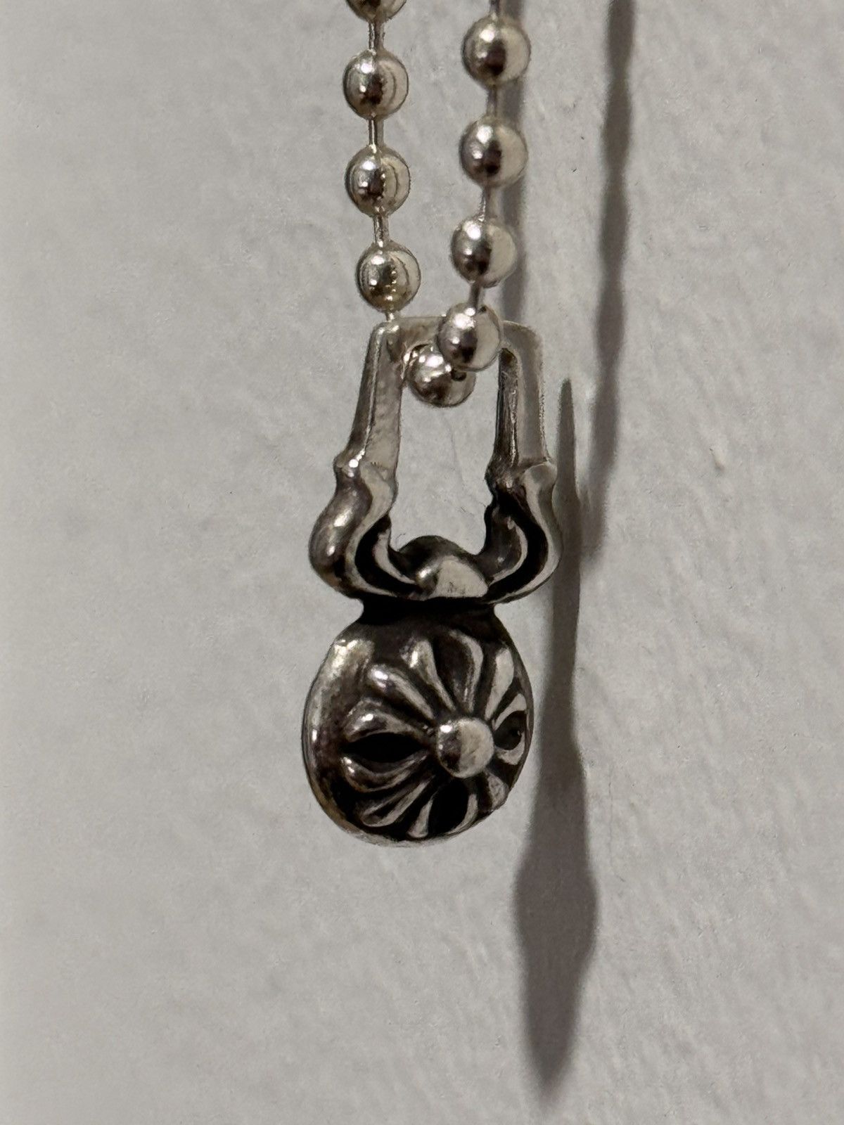 Chrome Hearts Chrome Hearts Cross Ball Pendant Zipper Ball Chain Necklace Size ONE SIZE - 2 Thumbnail