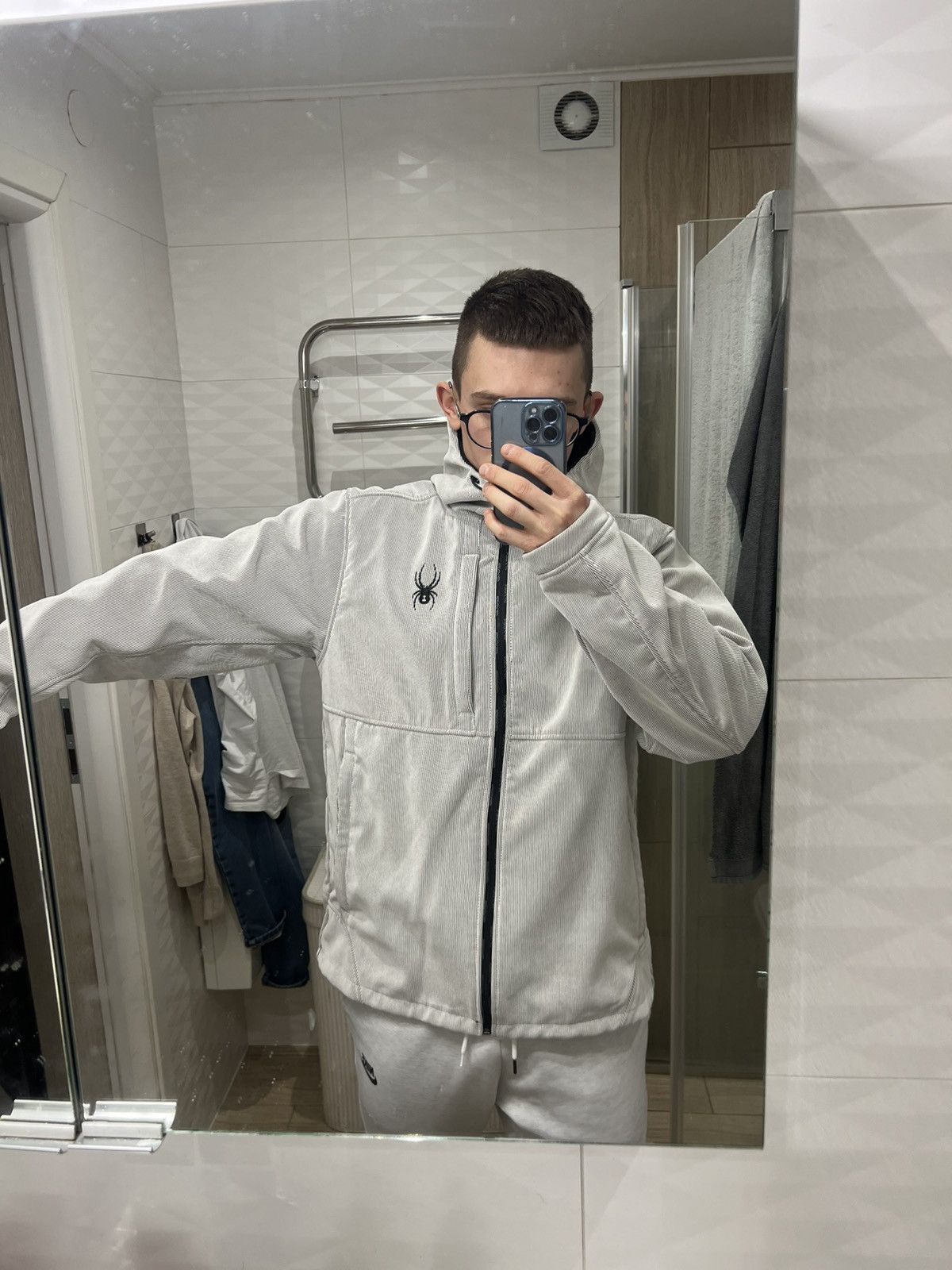 Spyder Spyder corduroy striped gorpcore light jacket hoodie fleece Size US L / EU 52-54 / 3 - 4 Thumbnail