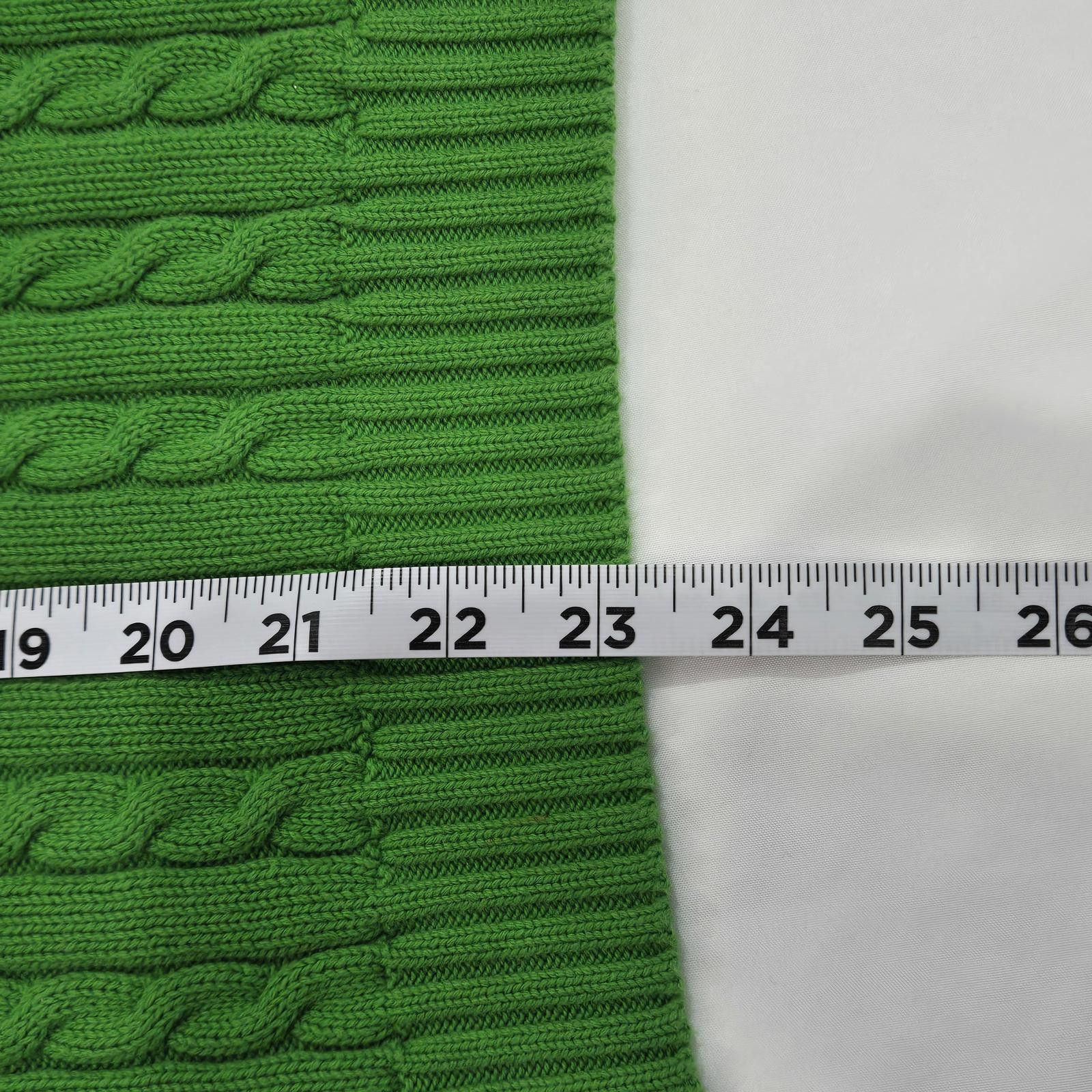 Lauren Ralph Lauren Lauren Ralph Lauren Kelly Green Cable Knit Sweater Size L Size L / US 10 / IT 46 - 6 Thumbnail