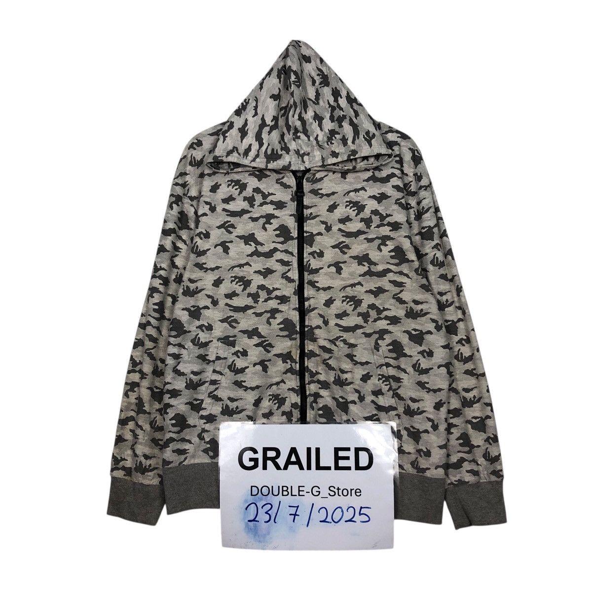 Japanese Brand 📌Growth By Grails Hoodie Zipper Full Print Issey Miyake Size US L / EU 52-54 / 3 - 1 Thumbnail