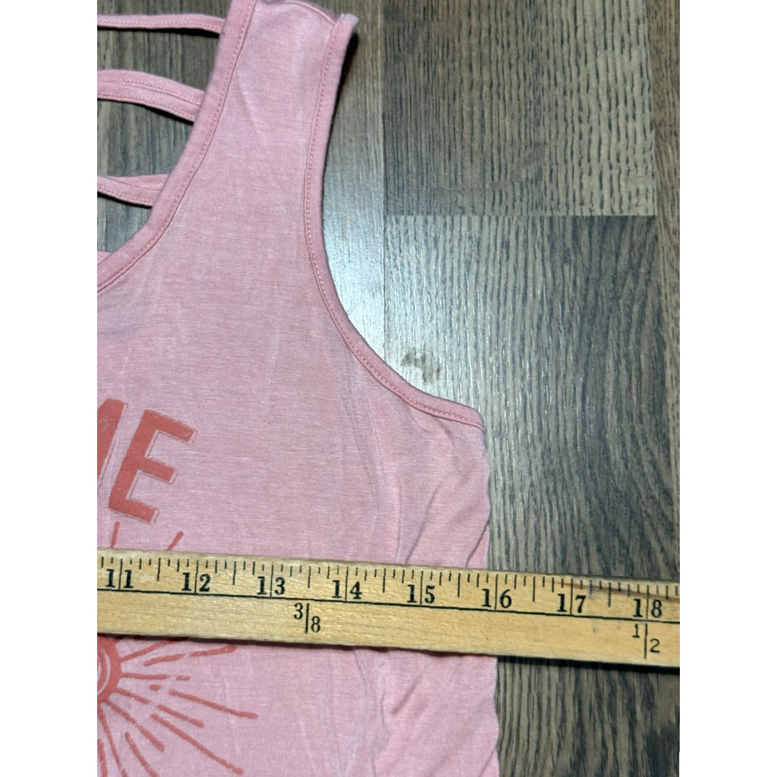 Vintage Maurices Shirt Women's XS Pink Tank Top Take me to the Lake Sleeveless Spaghetti Strap Casual Basic Tank Top Size S / US 4 / IT 40 - 4 Thumbnail